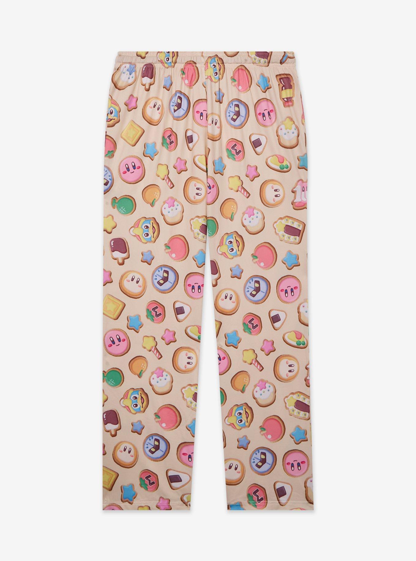 Nintendo Kirby Cookies Allover Print Sleep Pants — BoxLunch Exclusive, , hi-res