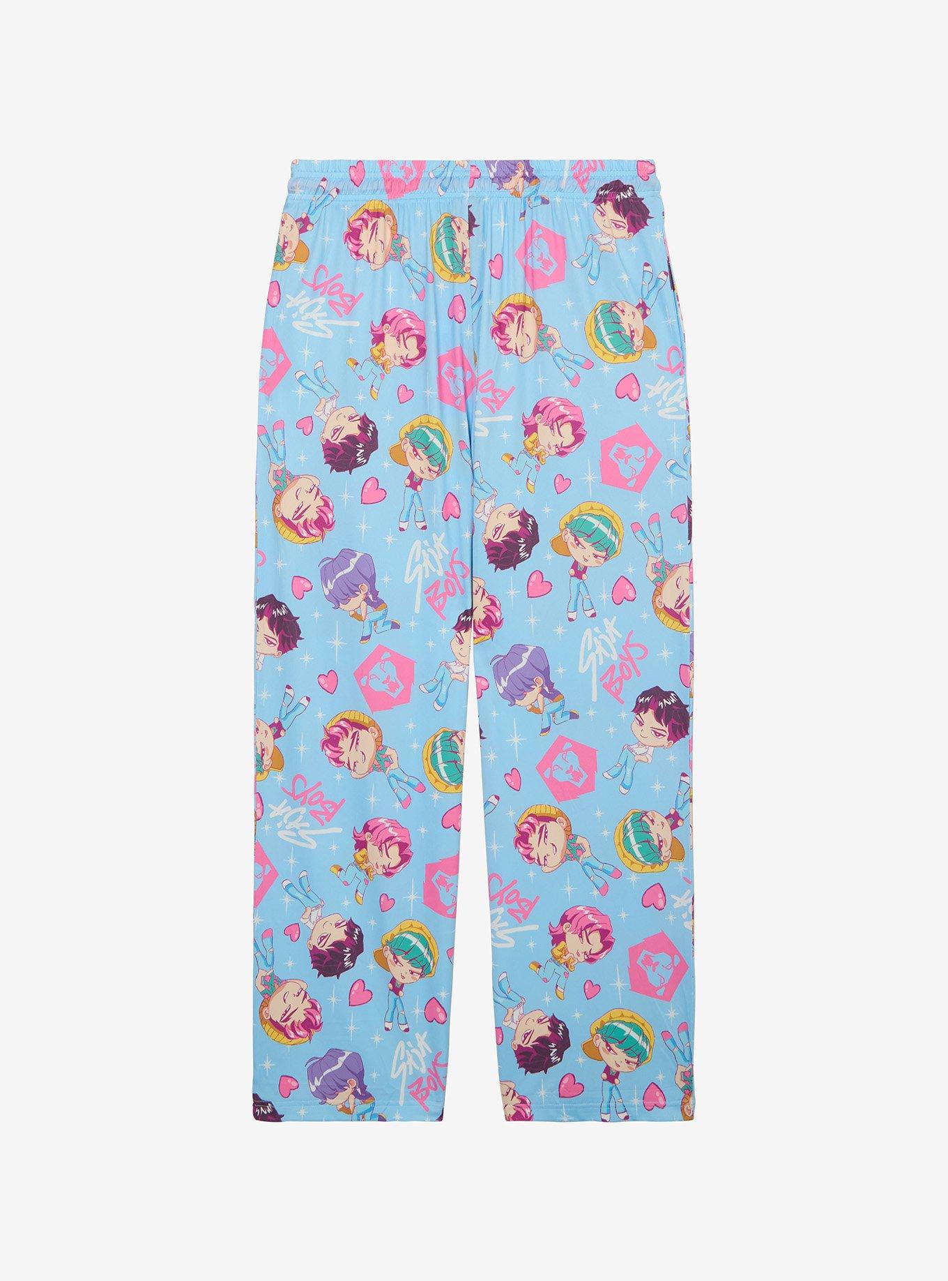 KPop Demon Hunters Saja Boys Allover Print Plus Sleep Pants — BoxLunch Exclusive