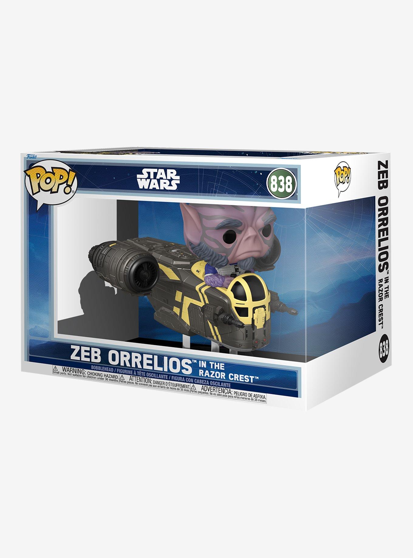 Funko Pop! Star Wars The Mandalorian and Grogu Zeb Orrelios in the Razor Crest Vinyl Bobblehead, , hi-res
