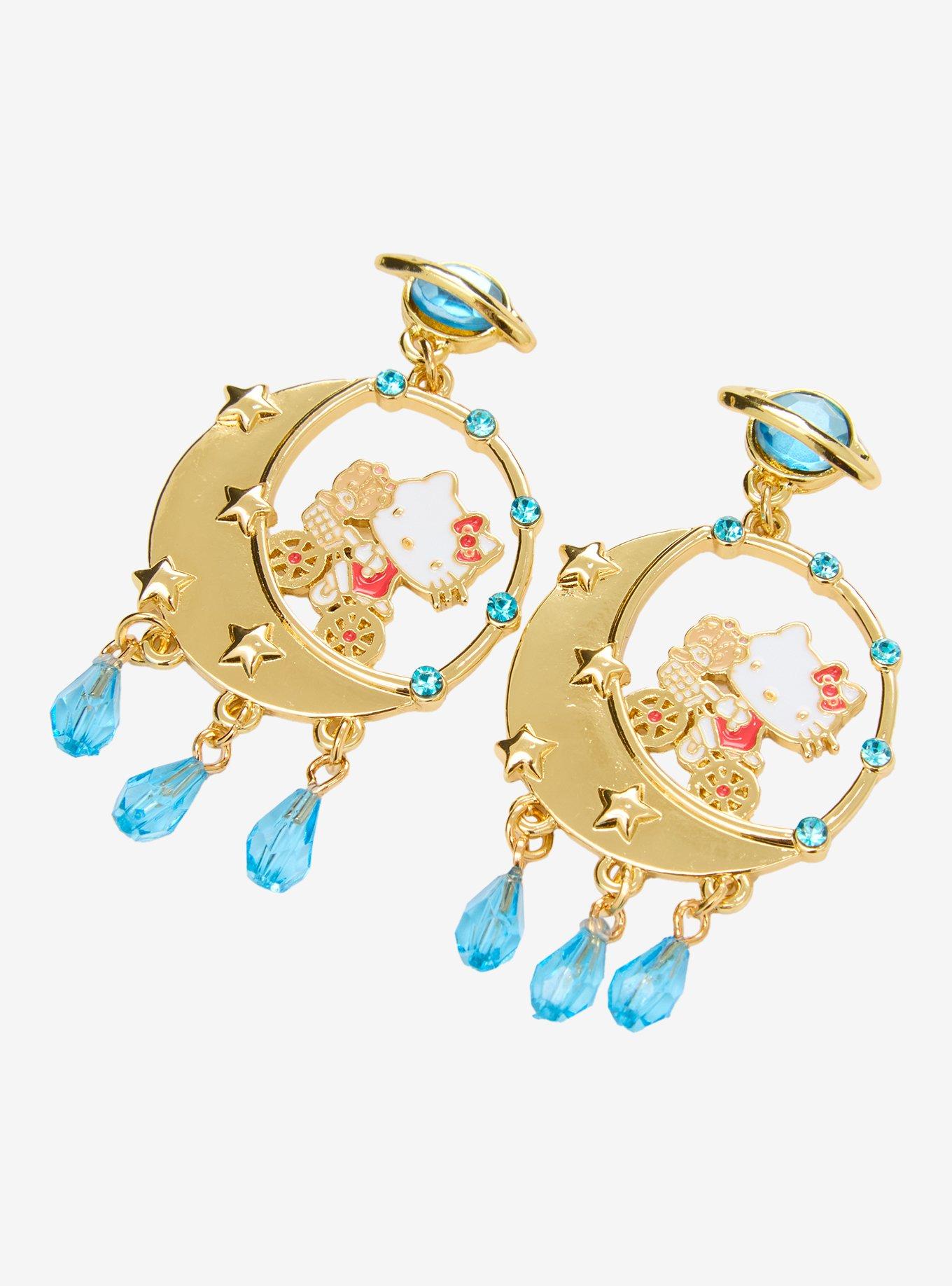 Sanrio Hello Kitty Space Statement Earrings — BoxLunch Exclusive