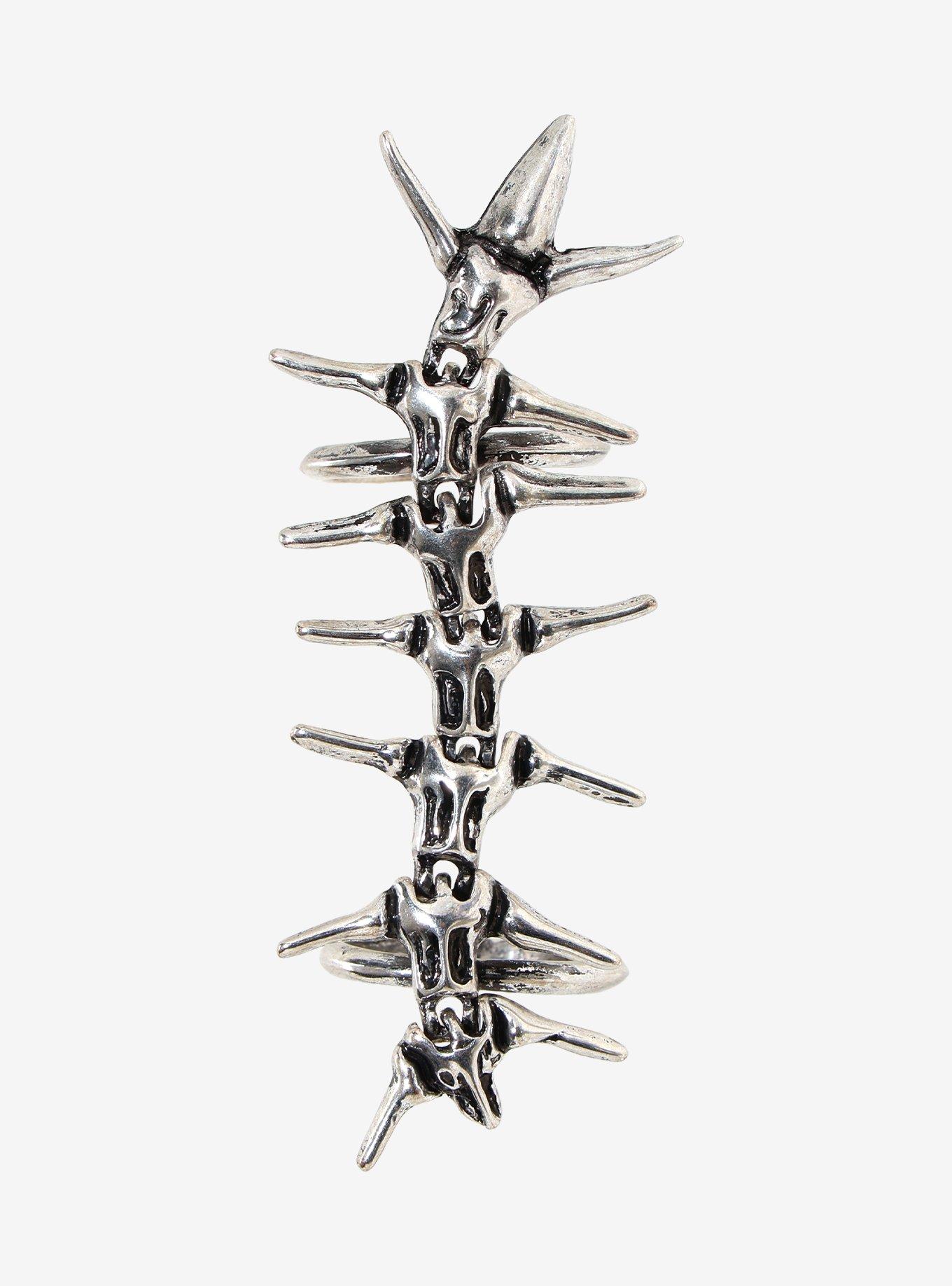 Skeleton Vertebrae Armor Ring, , hi-res