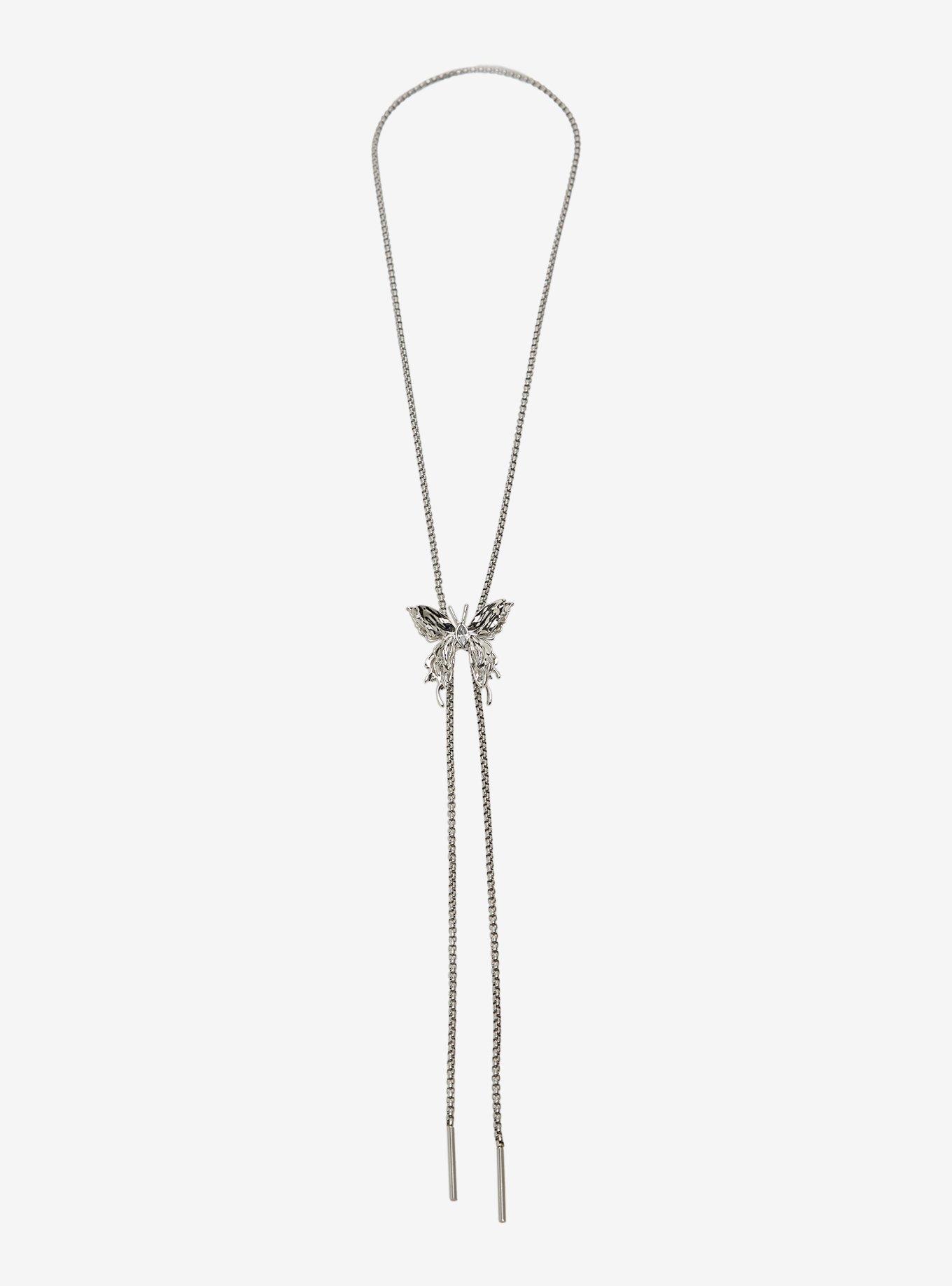 Sweet Society Butterfly Bolo Chain Necklace, , hi-res