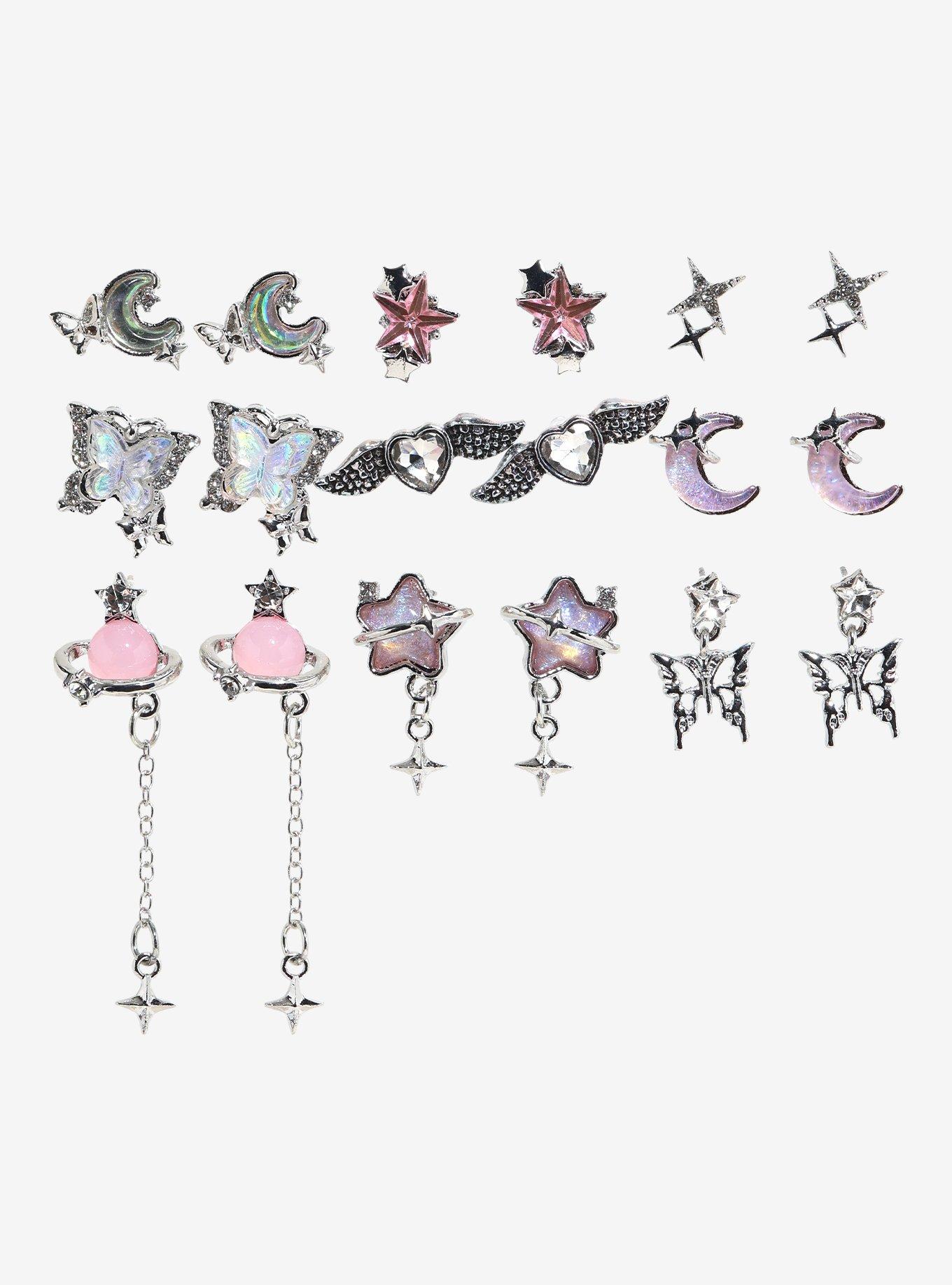 Sweet Society Celestial Bling Earring Set, , hi-res