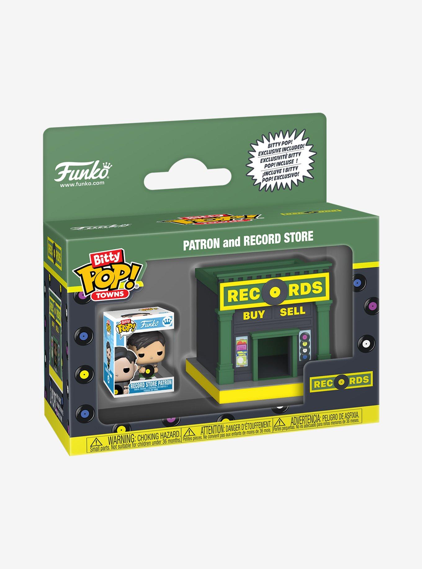 Funko Bitty Pop! Towns Record Store and Patron Mini Figure Set, , hi-res
