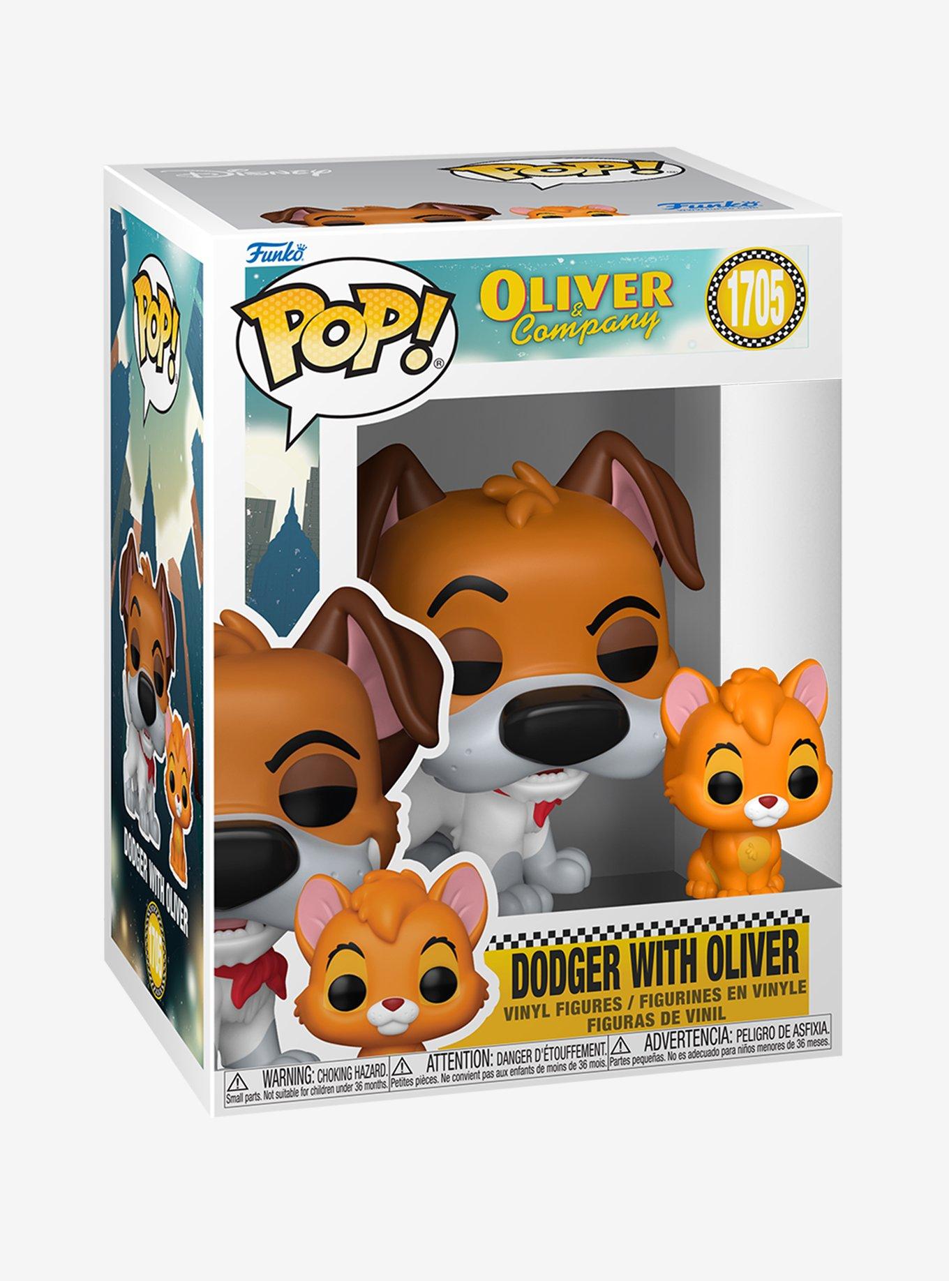 Funko Pop! Disney Oliver and Company Dodger With Oliver Vinyl Figure, , hi-res