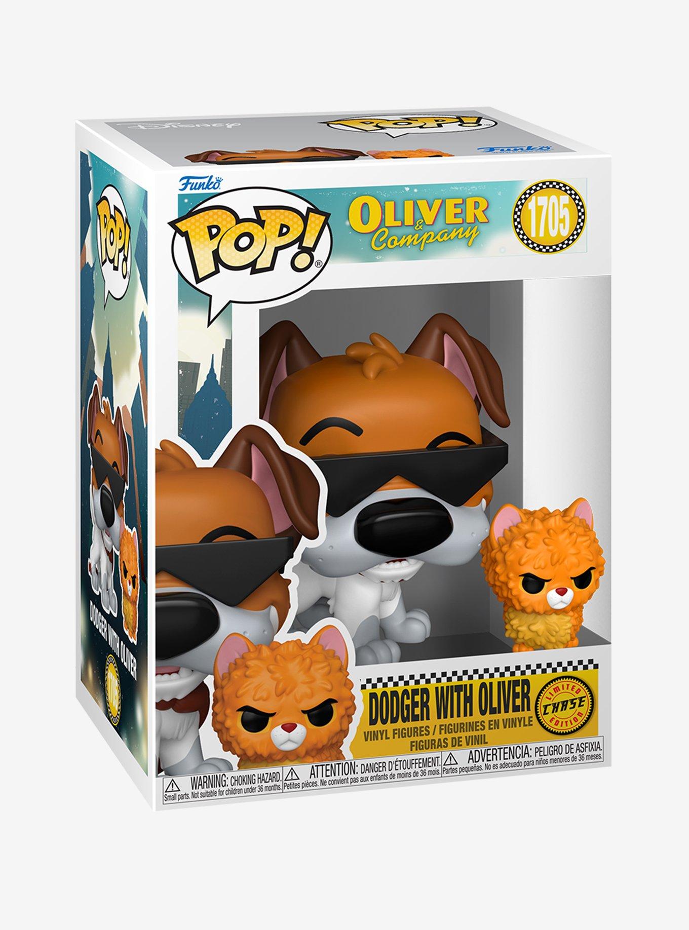 Funko Pop! Disney Oliver and Company Dodger With Oliver Vinyl Figure, , alternate