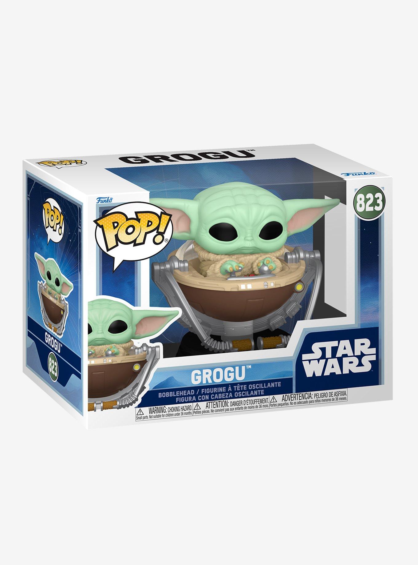 Funko Pop! Star Wars Rides The Mandalorian and Grogu Grogu in Pram Vinyl Bobblehead, , hi-res