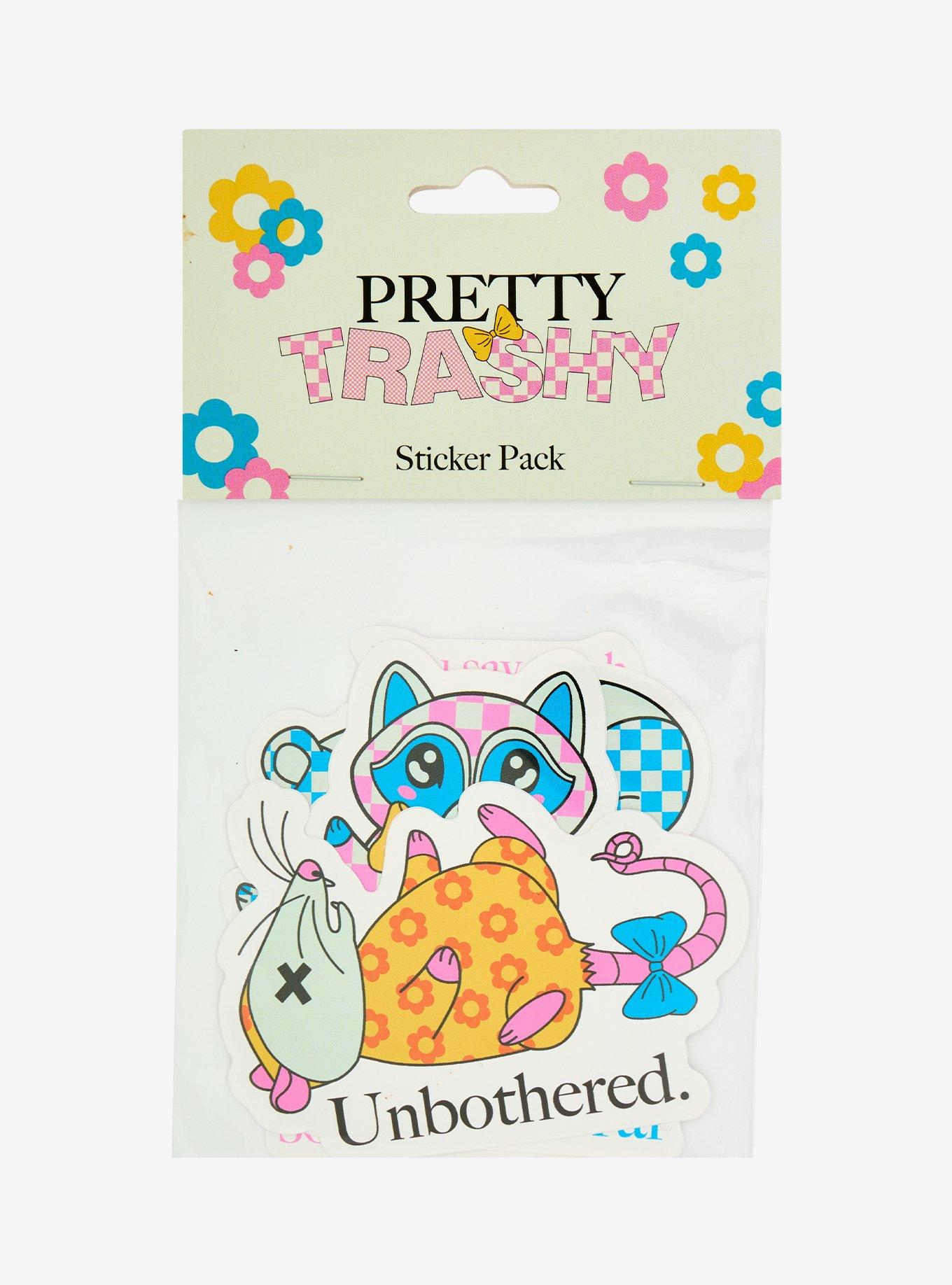 Pretty Trashy Colorful Critters Sticker Set, , hi-res
