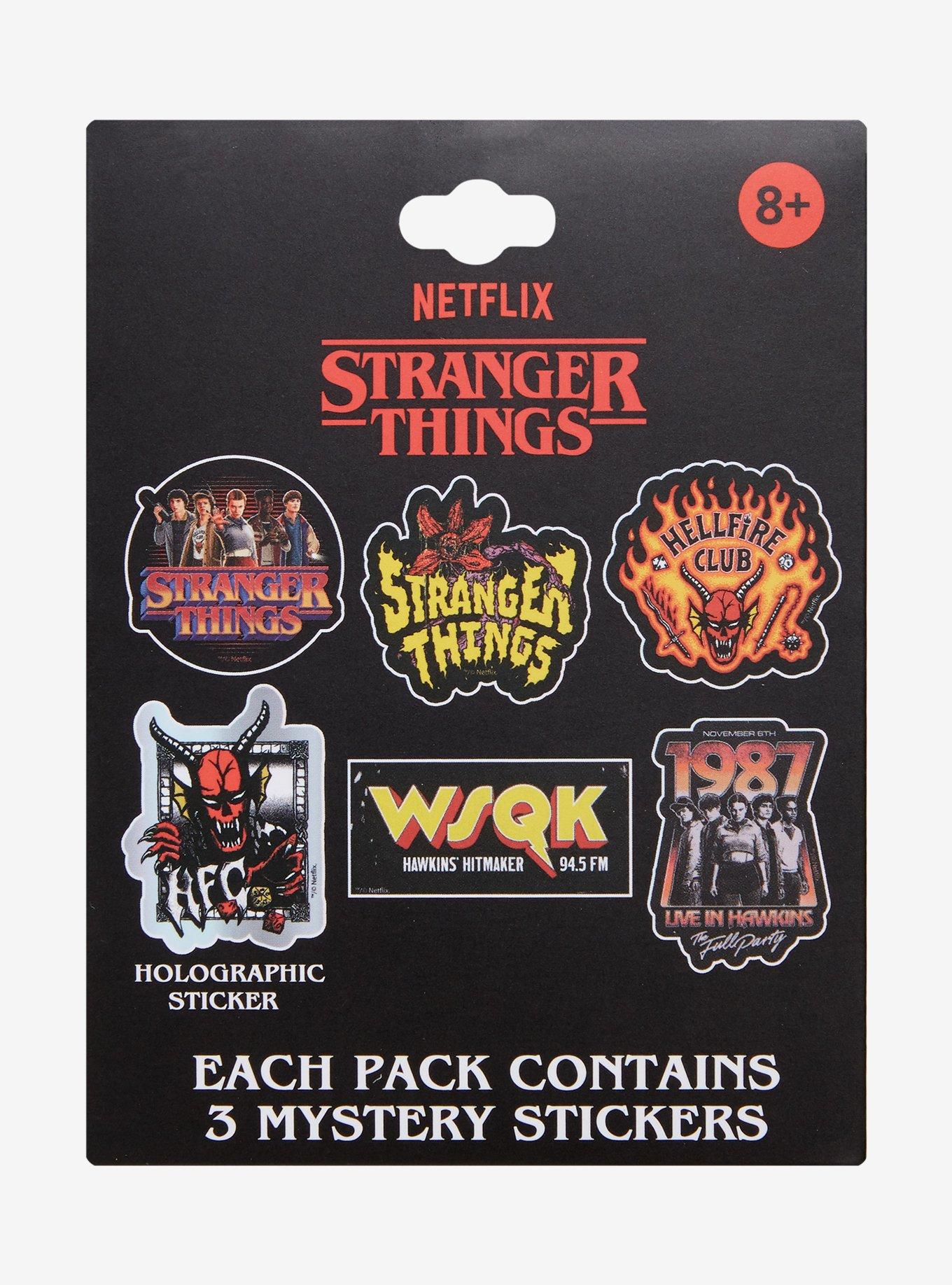 Stranger Things Icons Blind Box Sticker Set - BoxLunch Exclusive, , hi-res