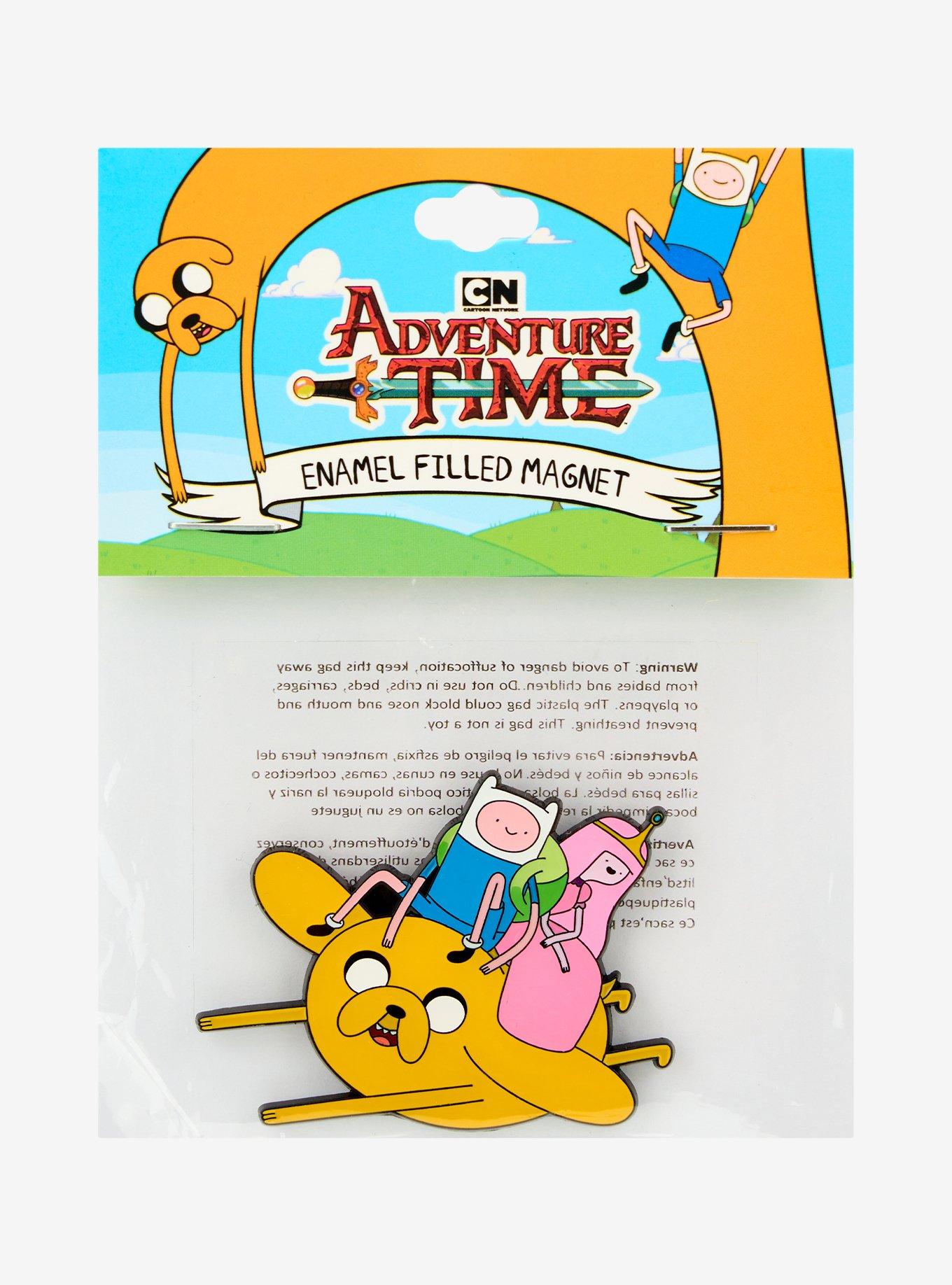 Adventure Time Jake, Finn, & Princess Bubblegum Figural Magnet