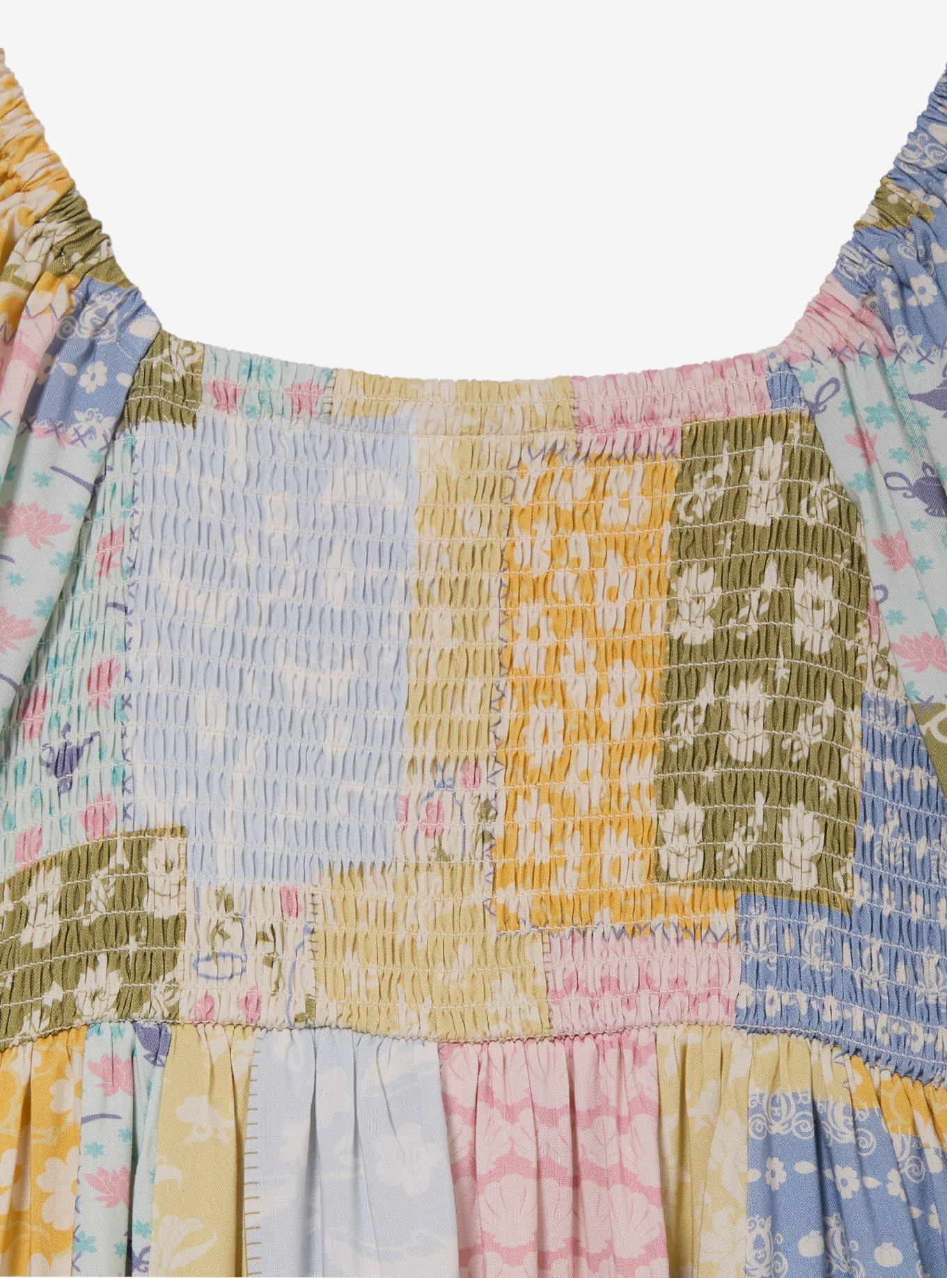 Disney Princess Icons Patchwork Quilt Women's Dress &mdash; BoxLunch Exclusive, MULTI, alternate