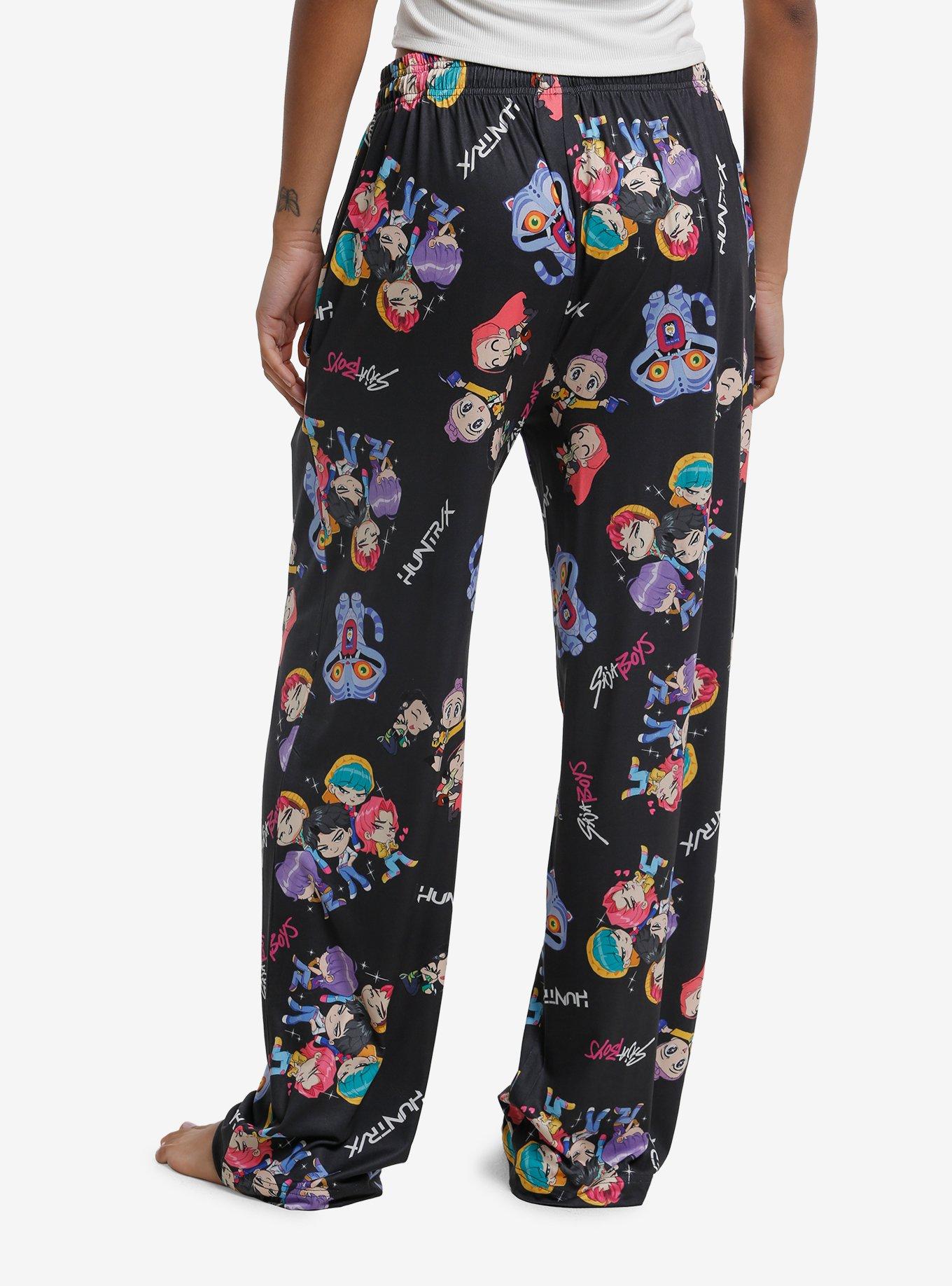 KPop Demon Hunters Chibi Character Pajama Pants, , hi-res