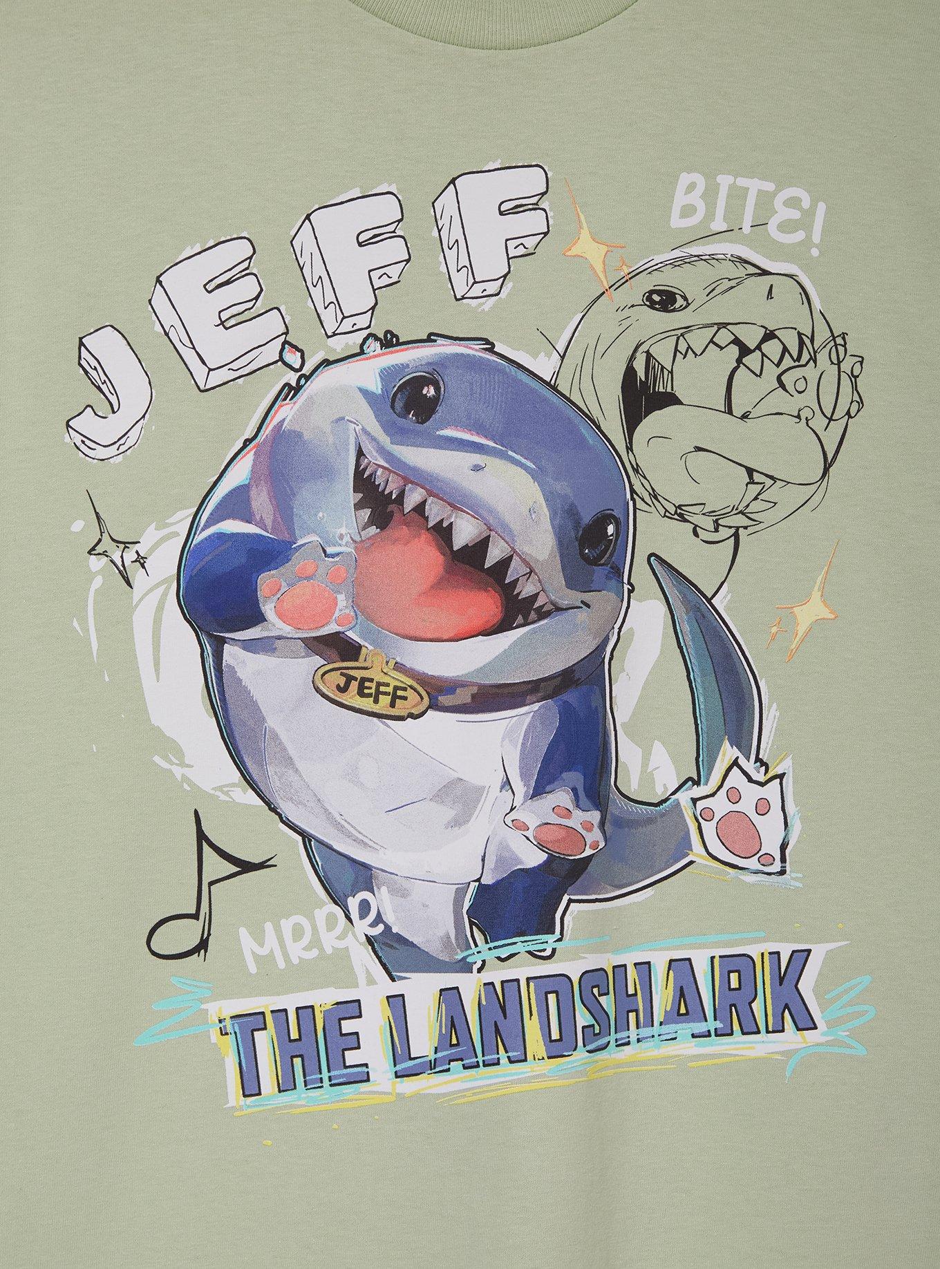 Marvel Rivals Jeff the Land Shark Doodle Portrait Women's T-Shirt - BoxLunch Exclusive, , hi-res