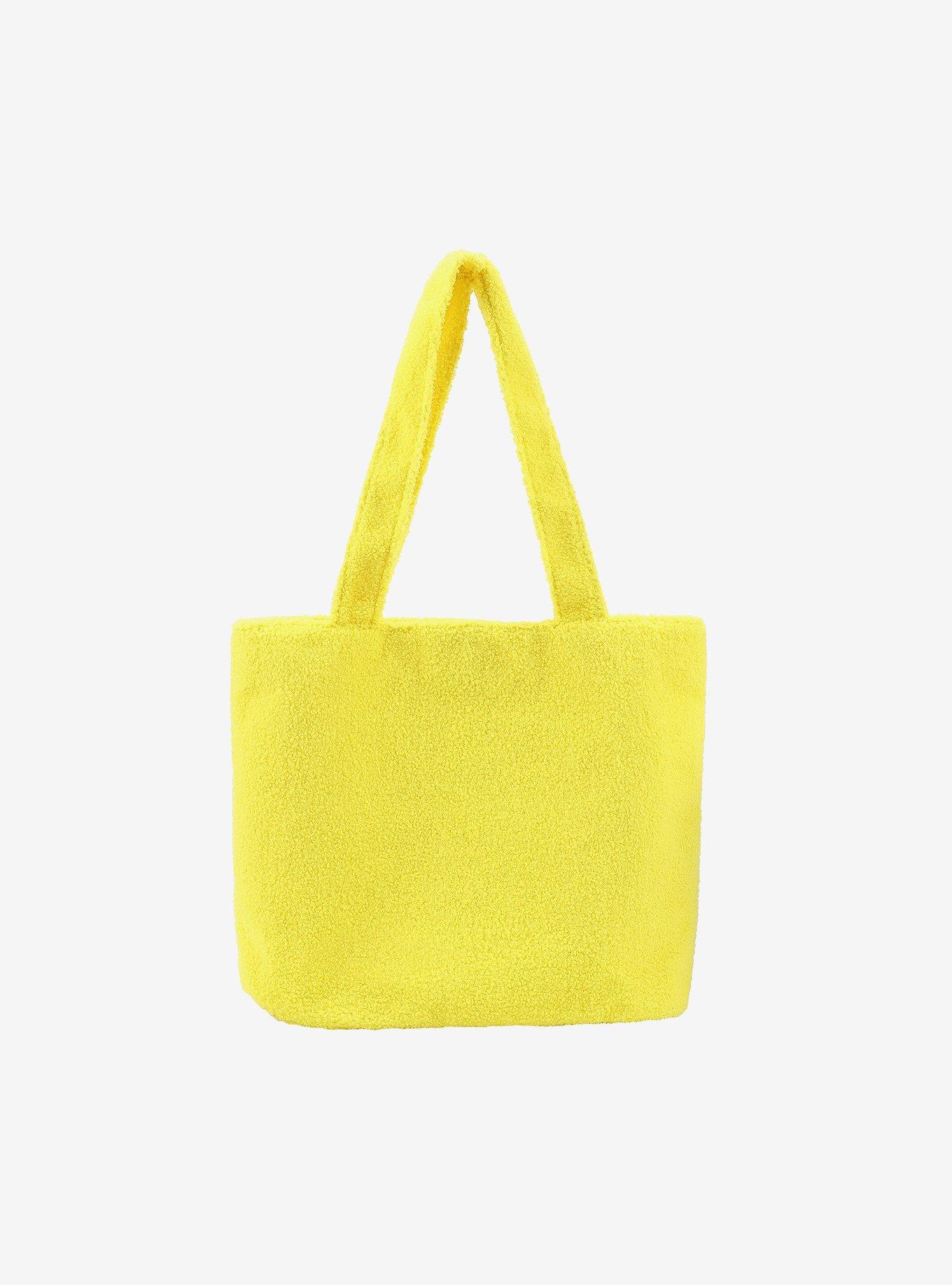 SpongeBob SquarePants Big Face Sherpa Tote Bag, , alternate