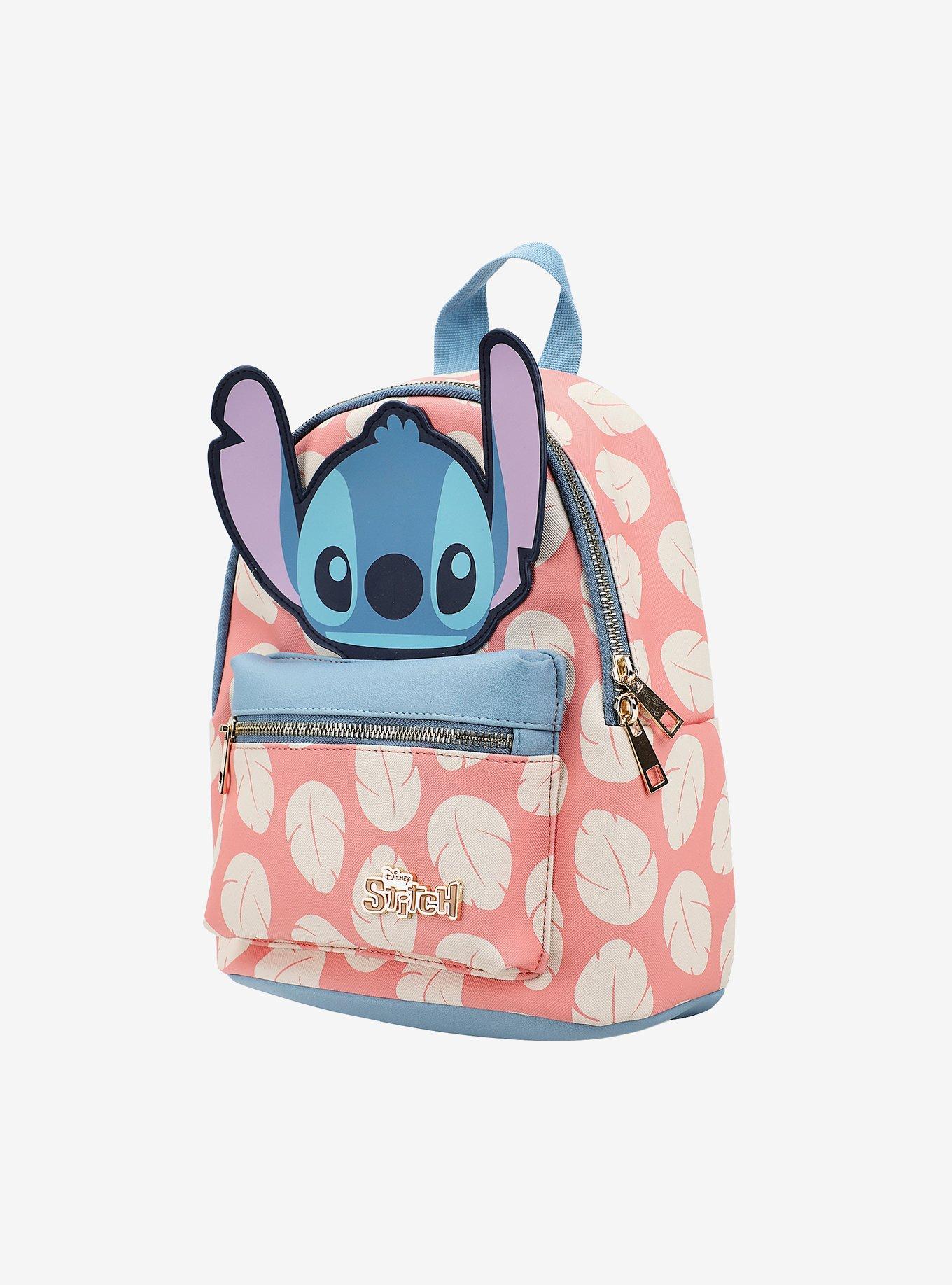 Disney Stitch Face & Leaves Mini Backpack, , hi-res