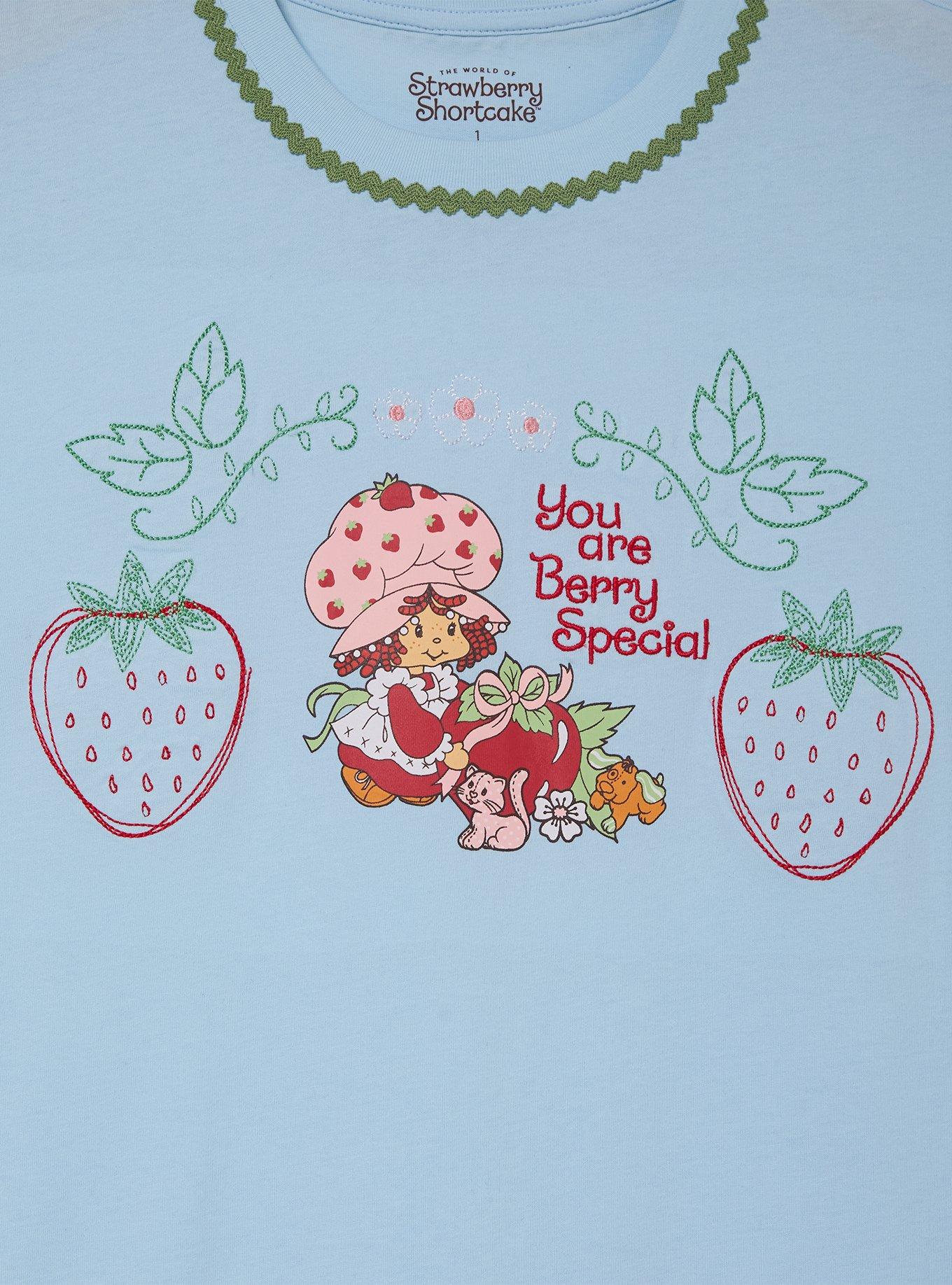 Strawberry Shortcake Berry Special Embroidered Women's T-Shirt - BoxLunch Exclusive, , hi-res