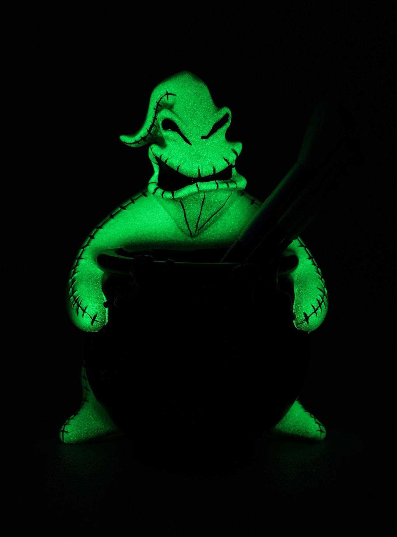 The Nightmare Before Christmas Oogie Boogie Glow-In-The-Dark Makeup Brush & Holder Set, , hi-res