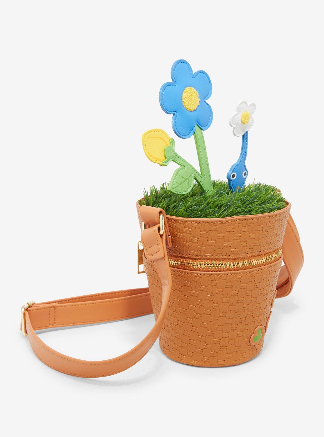 Pikmin Blue Potted Plant Crossbody Bag, , hi-res