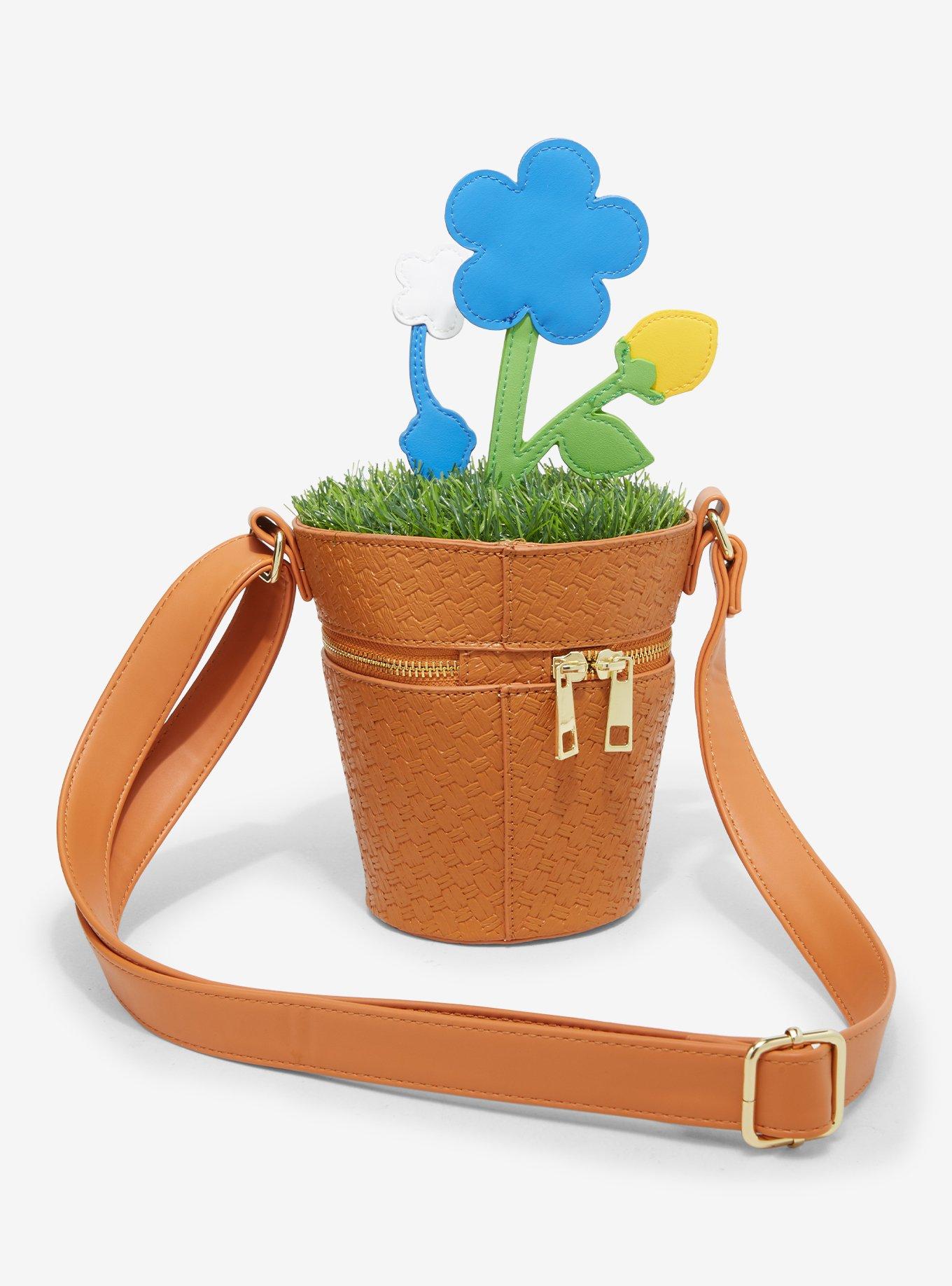 Pikmin Blue Potted Plant Crossbody Bag, , alternate
