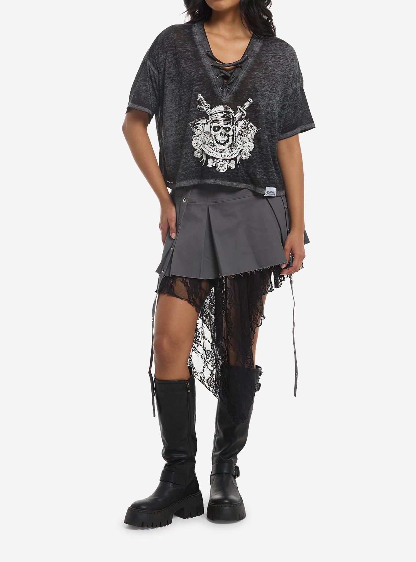 Her Universe Disney Pirates Of The Caribbean Girls Burnout T-Shirt, , alternate