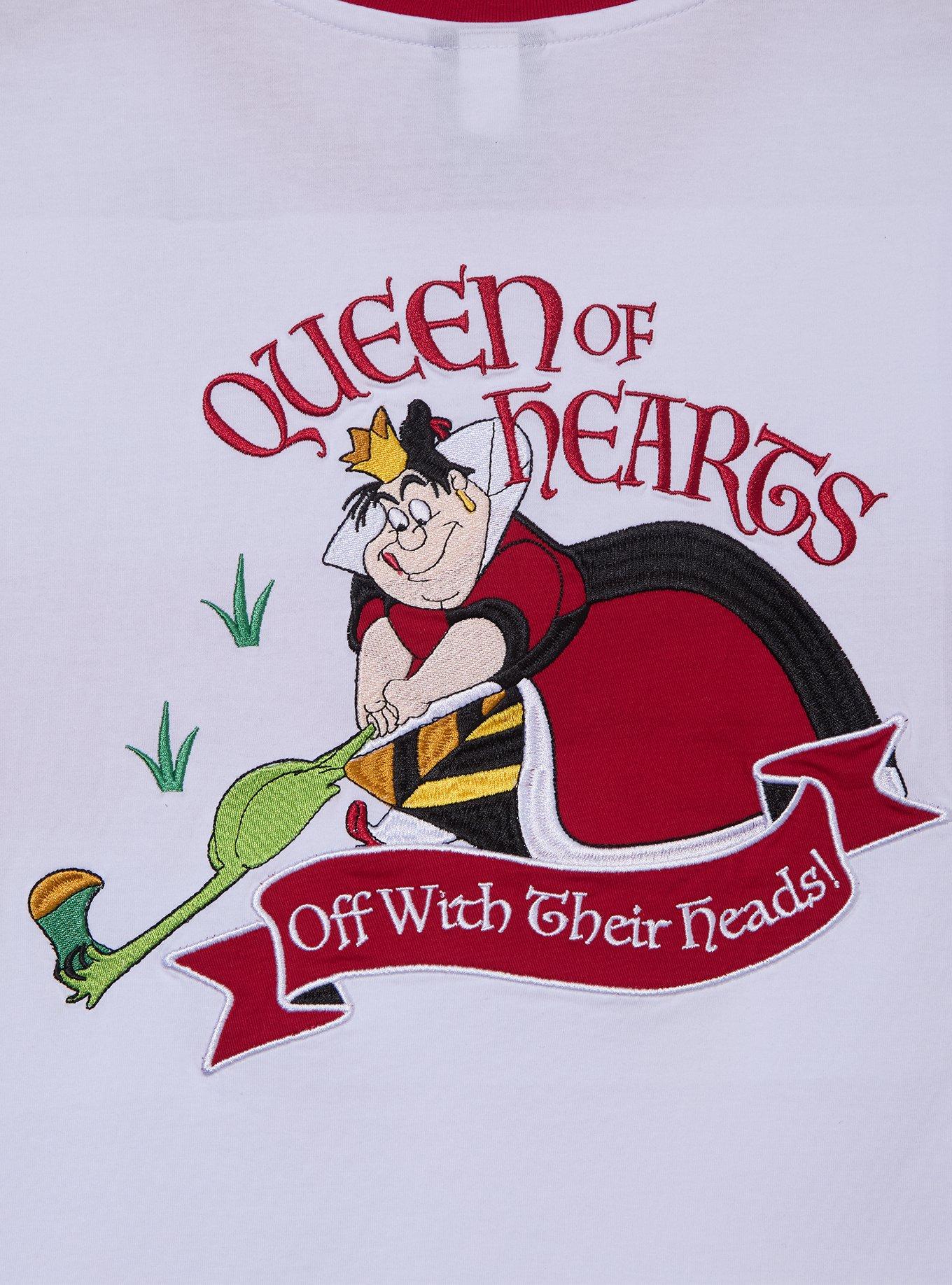 Disney Alice in Wonderland Red Rose Society Women's Plus Size Cropped T-Shirt &mdash; BoxLunch Exclusive, MULTI, alternate