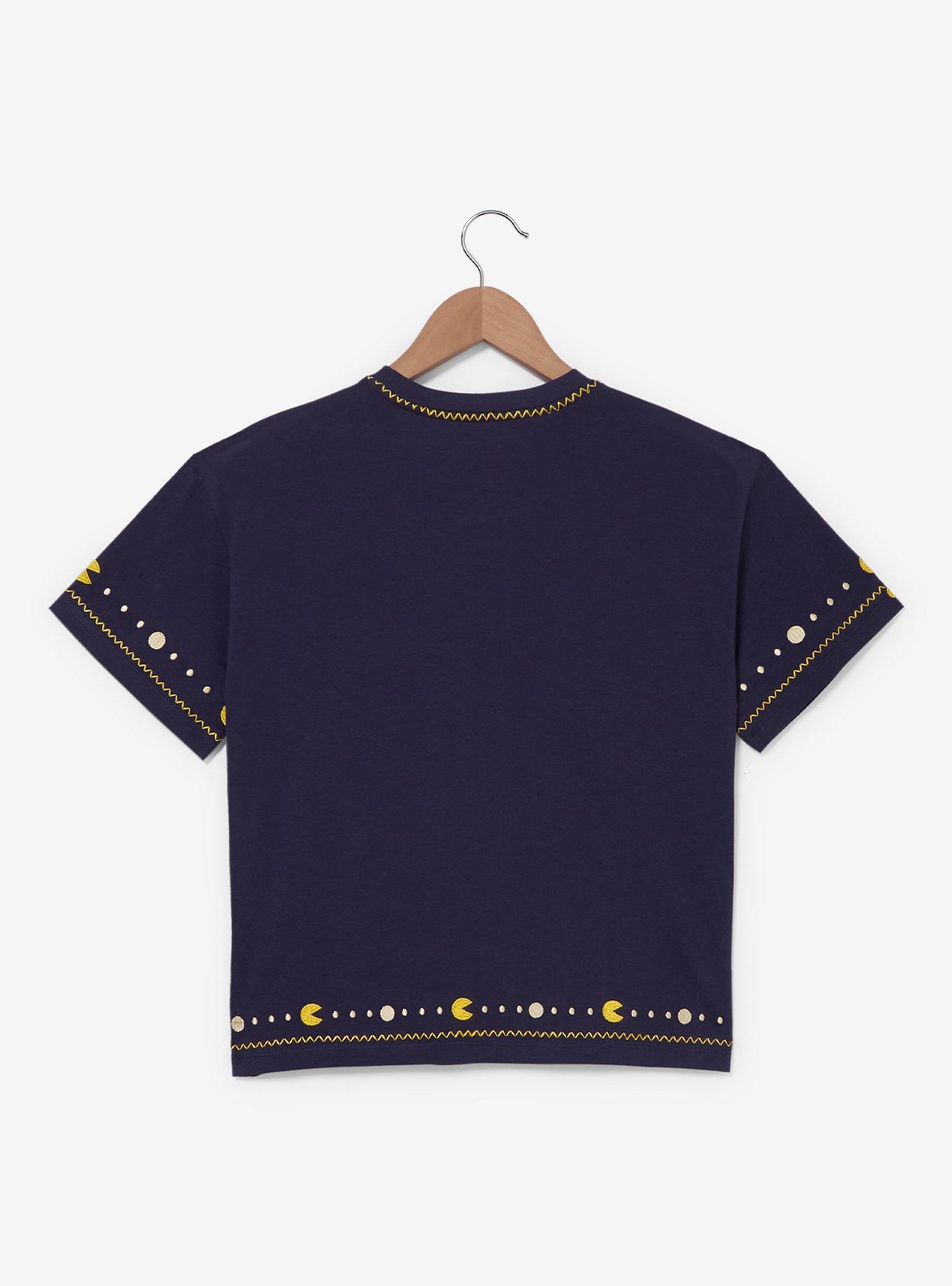 Pac-Man Icons Women's Cropped T-Shirt &mdash; BoxLunch Exclusive, , hi-res