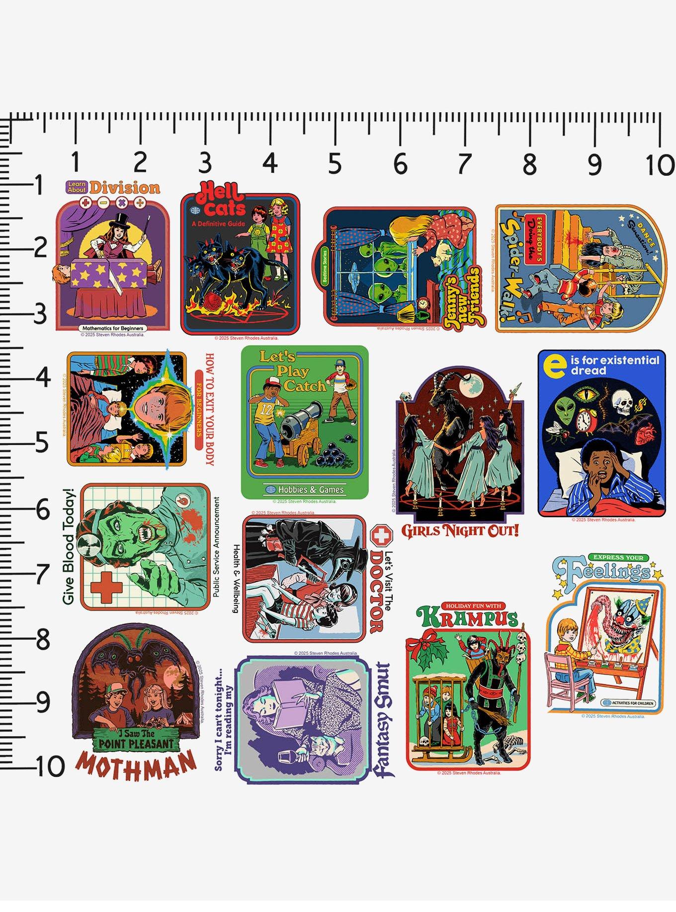 Steven Rhodes Variety Humor 50ct Sticker Pack, , alternate