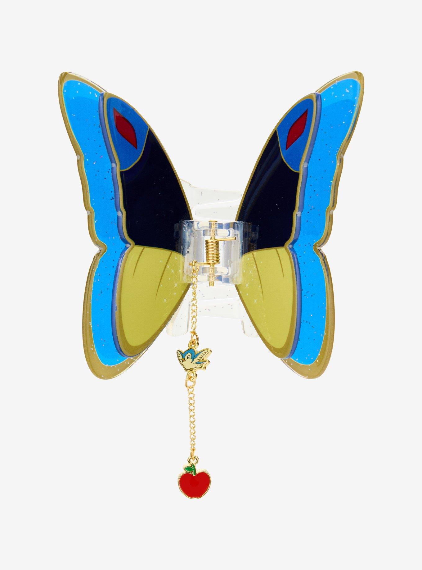 Disney Snow White and the Seven Dwarfs Snow White Butterfly Claw Clip with Charm — BoxLunch Exclusive