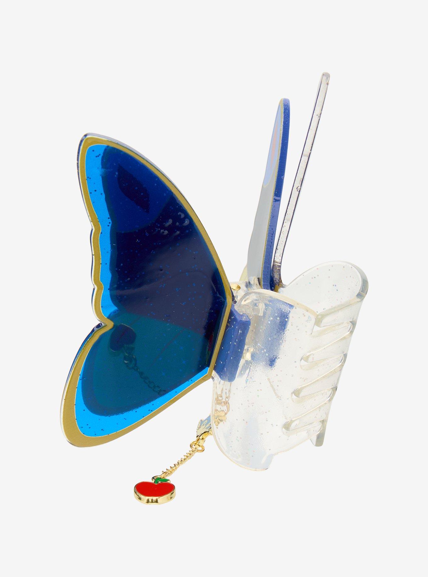 Disney Snow White and the Seven Dwarfs Snow White Butterfly Claw Clip with Charm — BoxLunch Exclusive, , alternate