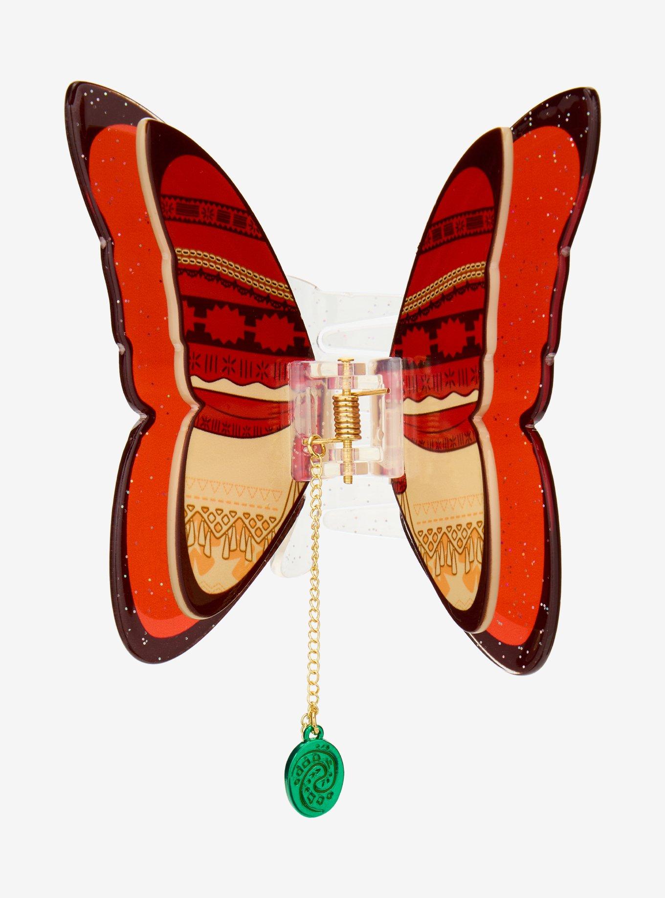 Disney Moana Butterfly Claw Clip with Charm — BoxLunch Exclusive