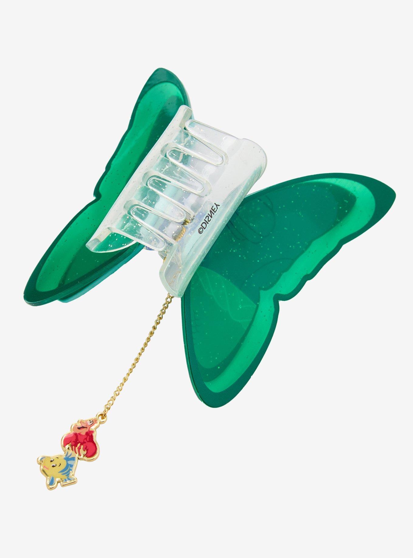 Disney The Little Mermaid Ariel Butterfly Figural Claw Clip — BoxLunch Exclusive, , alternate