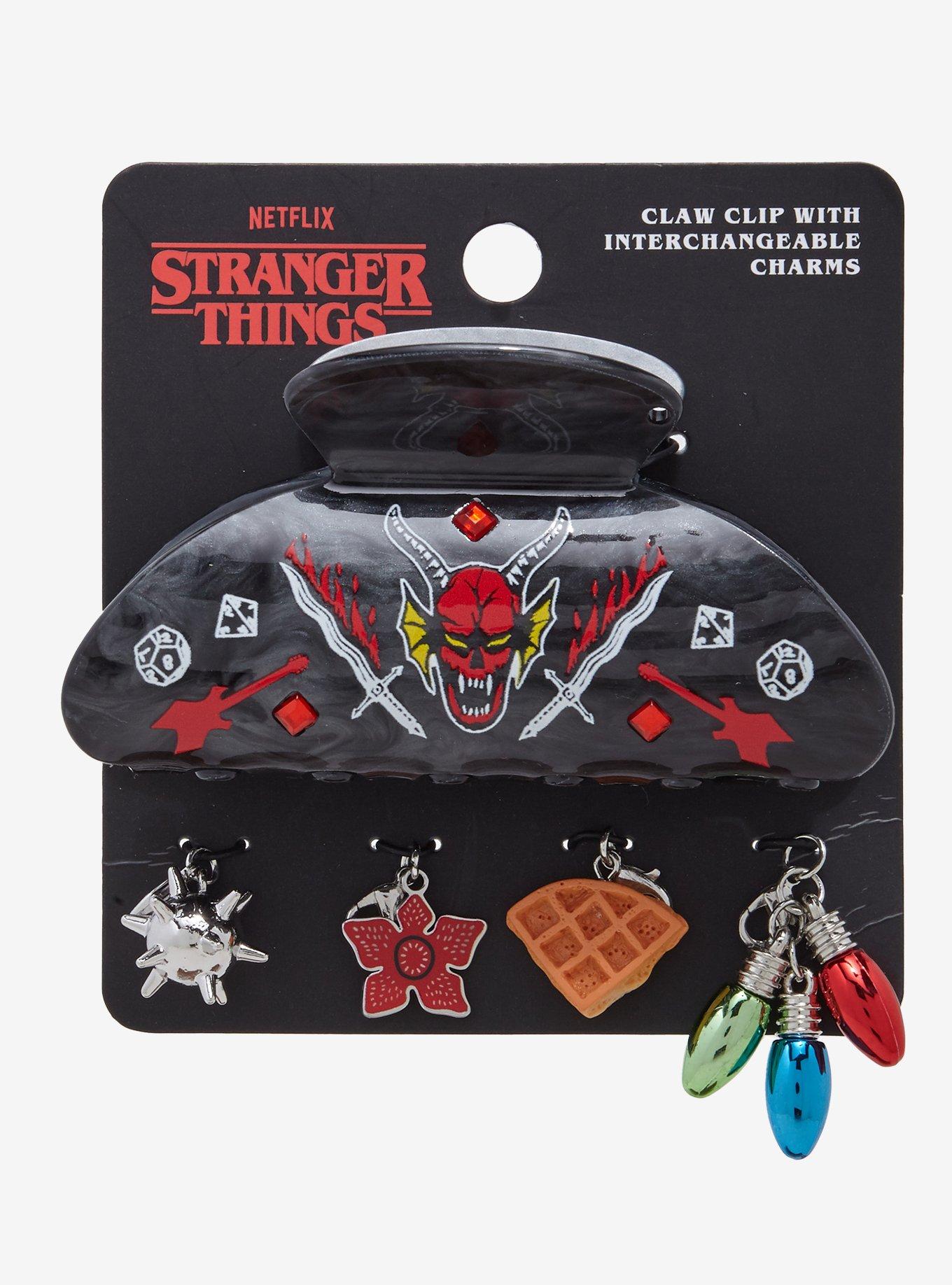 Stranger Things Hellfire Club Claw Clip with Interchangeable Charms &mdash; BoxLunch Exclusive, , alternate