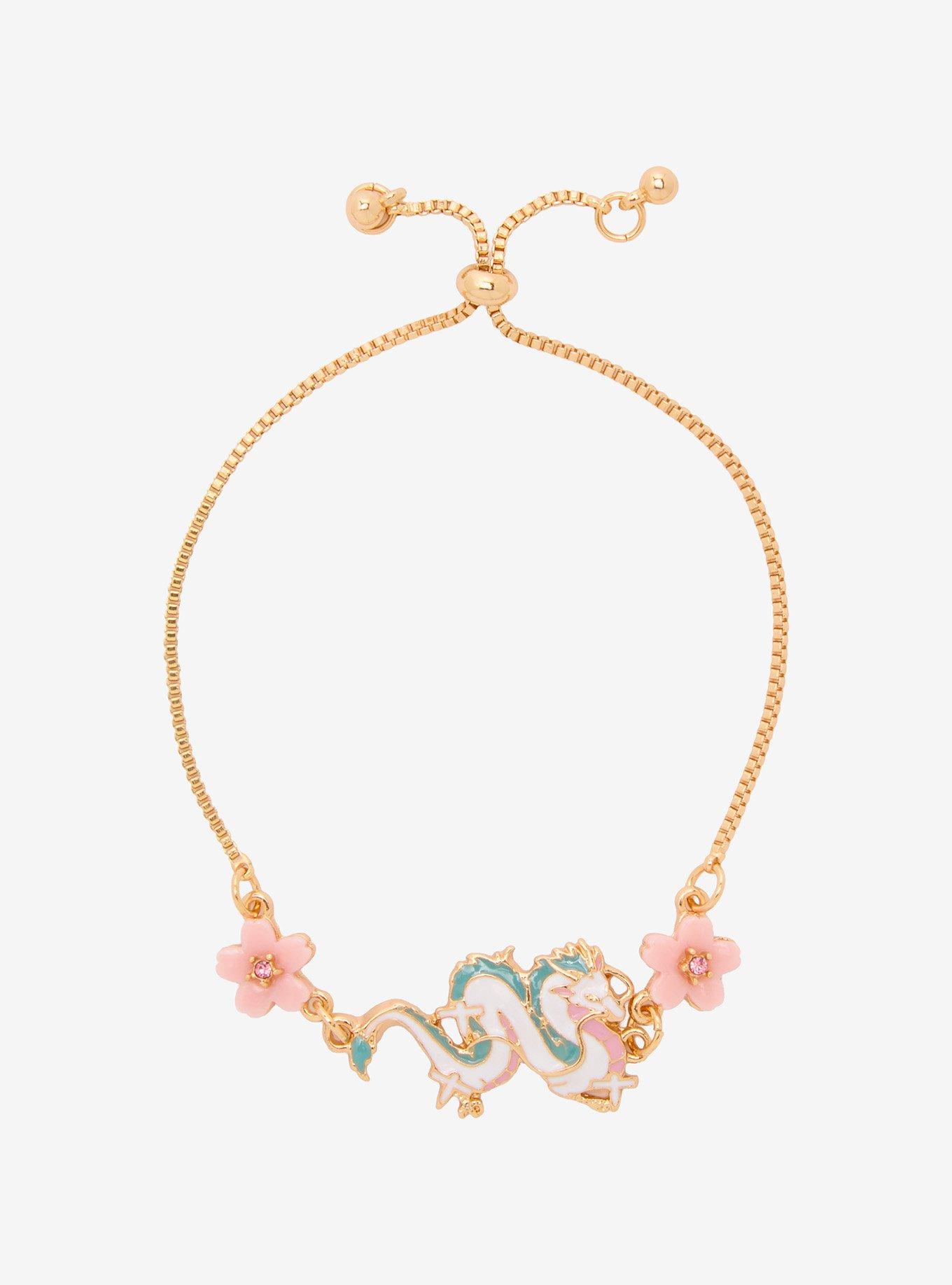 Studio Ghibli® Spirited Away Floral Dragon Haku Bracelet - BoxLunch Exclusive, , hi-res