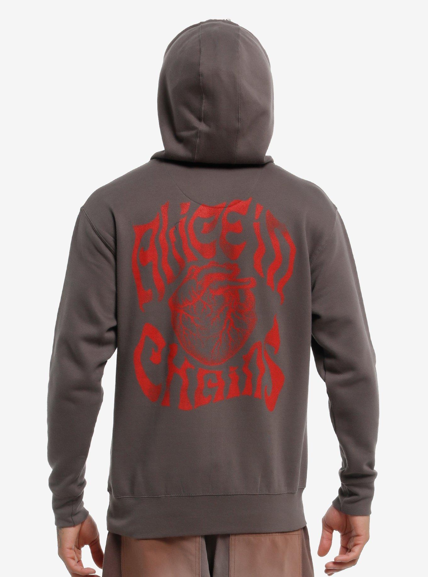 Alice In Chains Anatomical Heart Hoodie, , hi-res