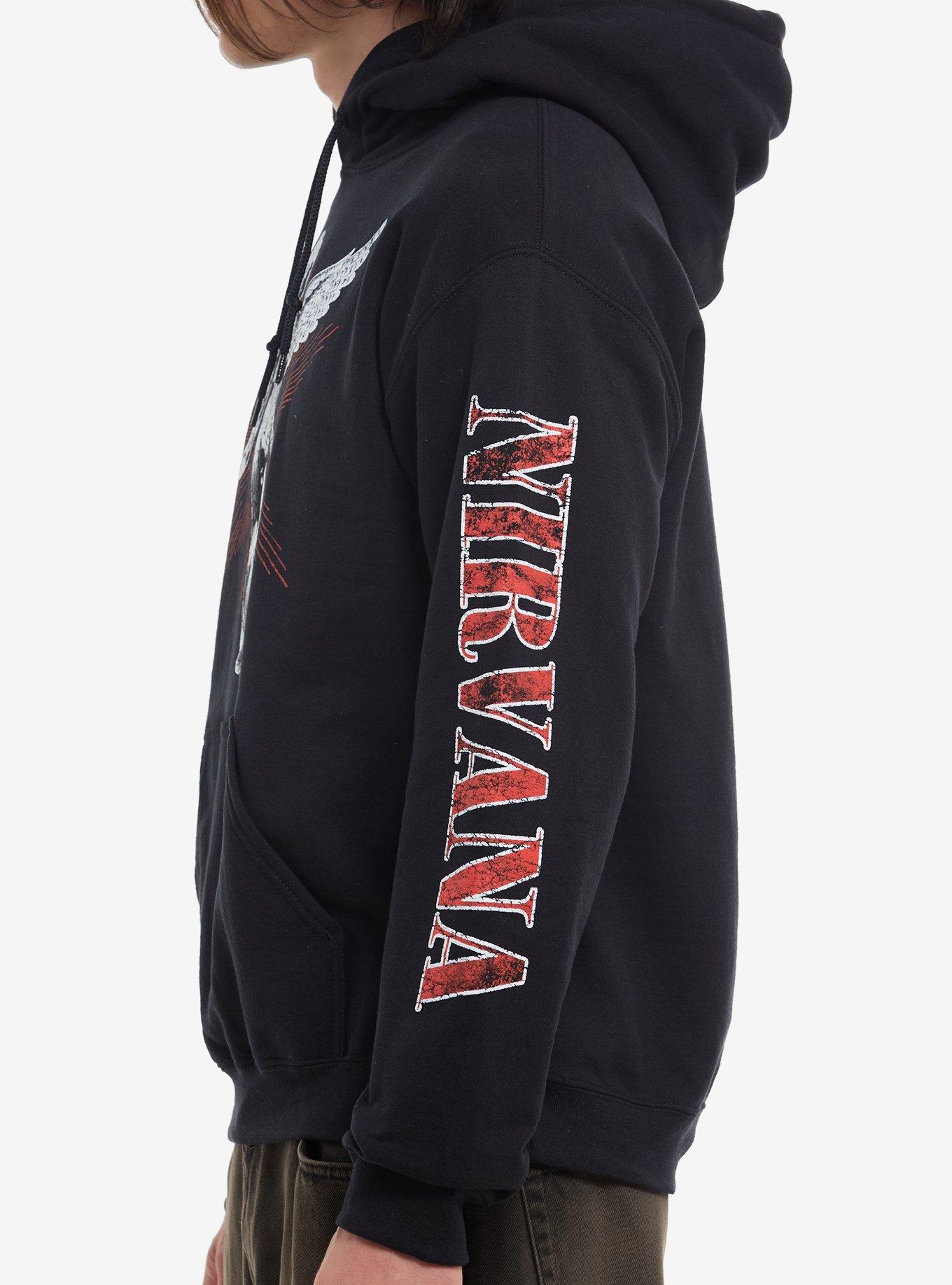 Nirvana In Utero Angel Hoodie, BLACK, alternate