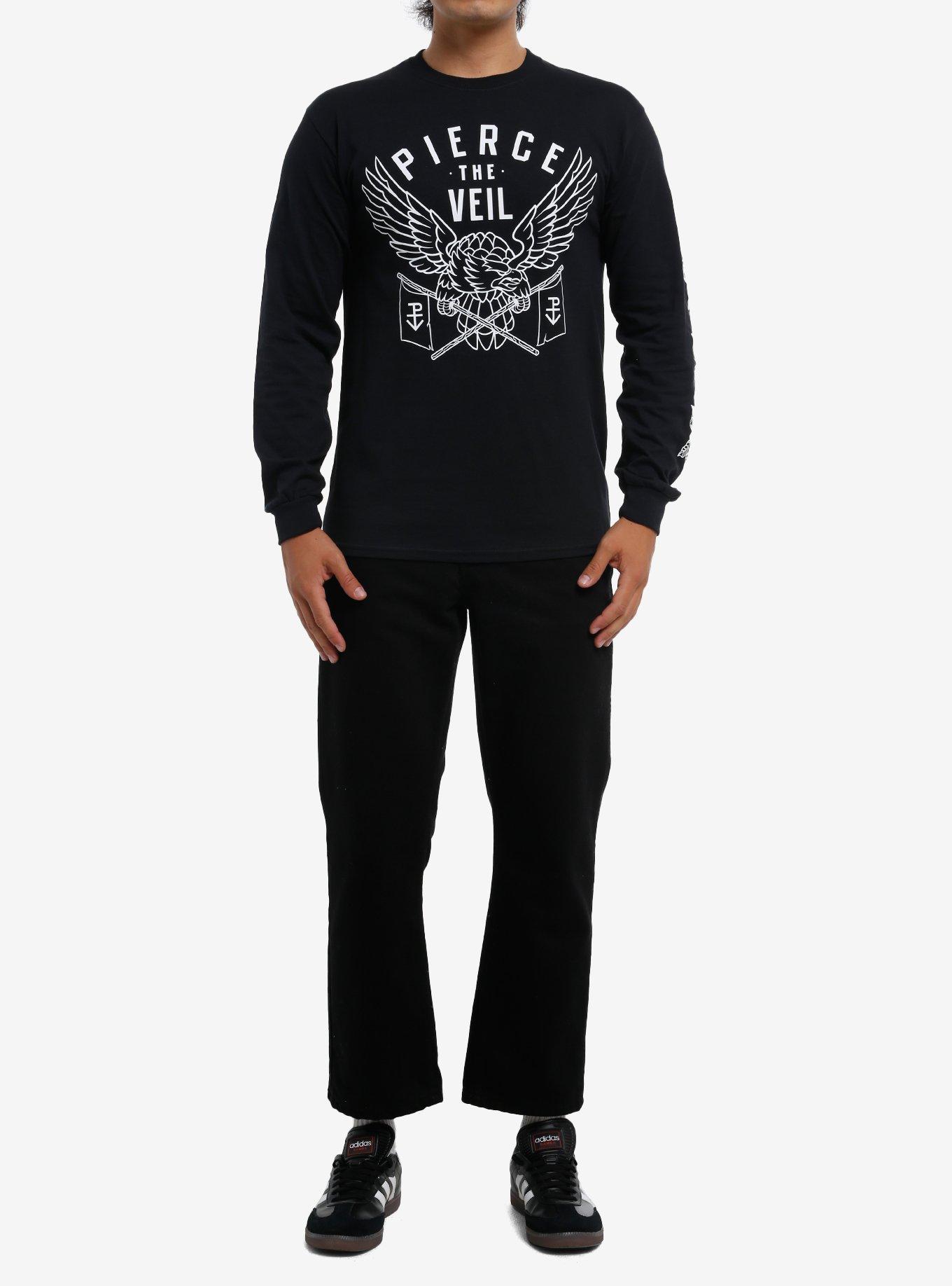 Pierce The Veil Eagle Banner Long-Sleeve T-Shirt, , hi-res