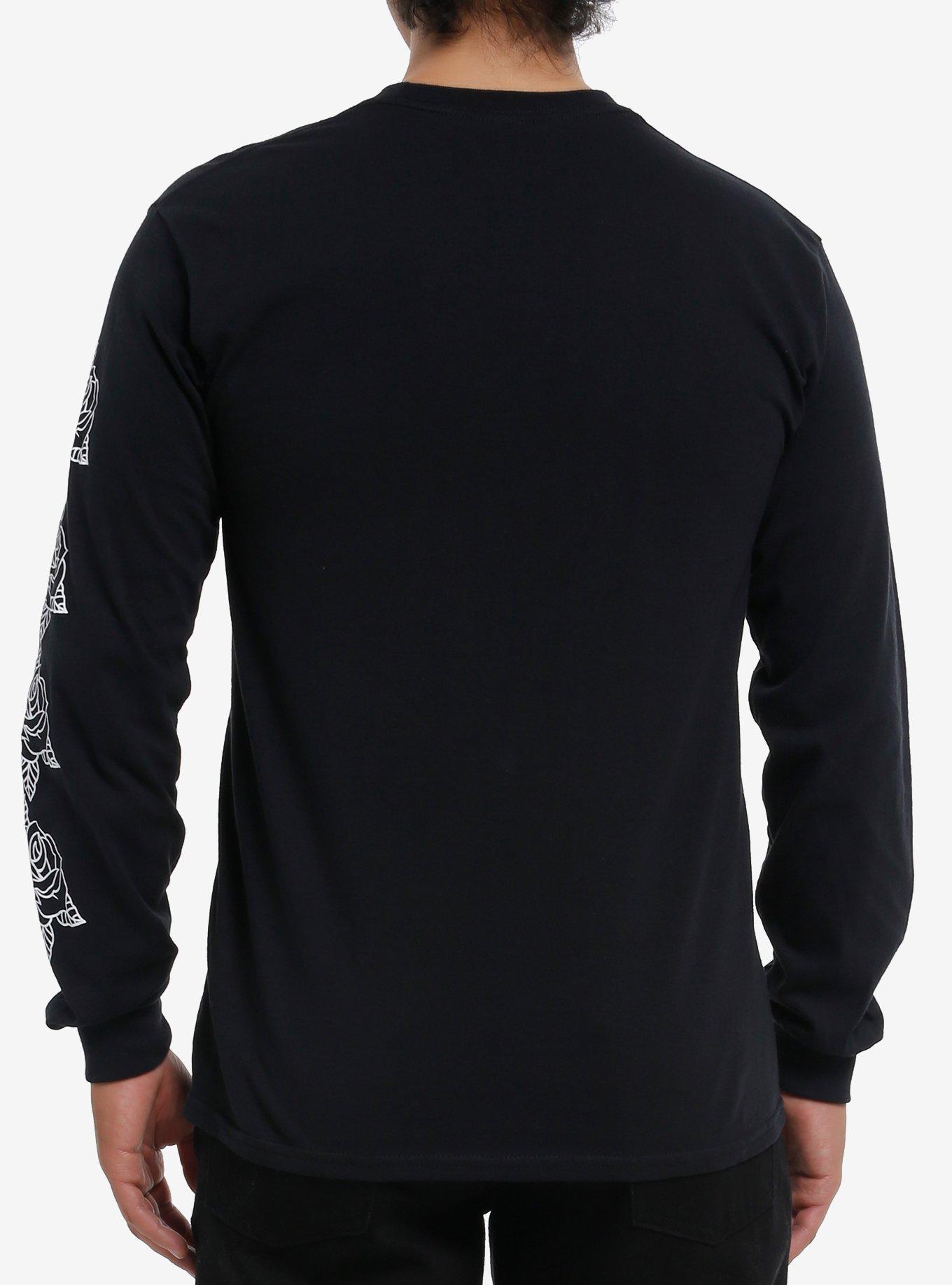 Pierce The Veil Eagle Banner Long-Sleeve T-Shirt, BLACK, alternate