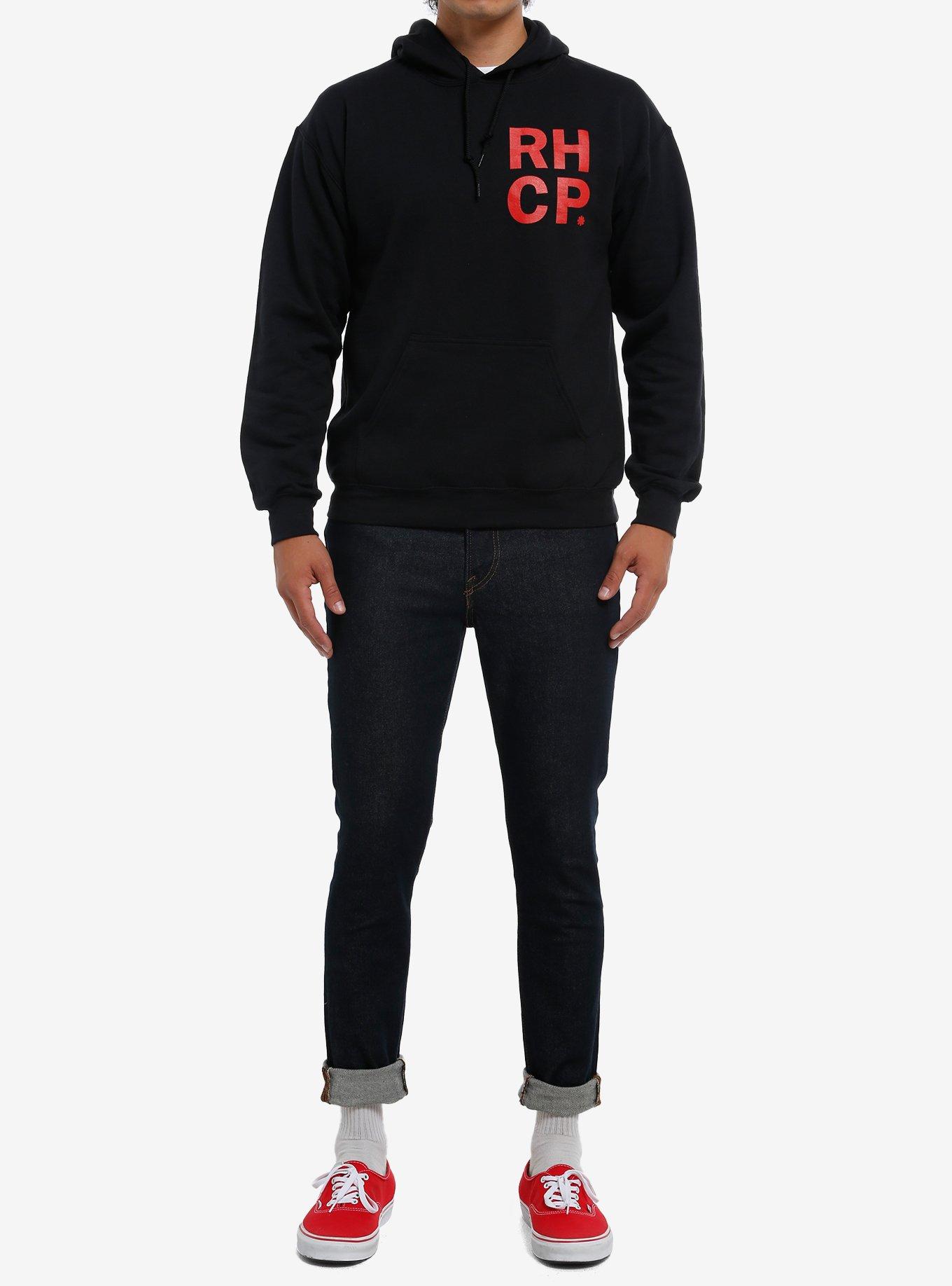 Red Hot Chili Peppers Octopus Logo Hoodie, BLACK, alternate