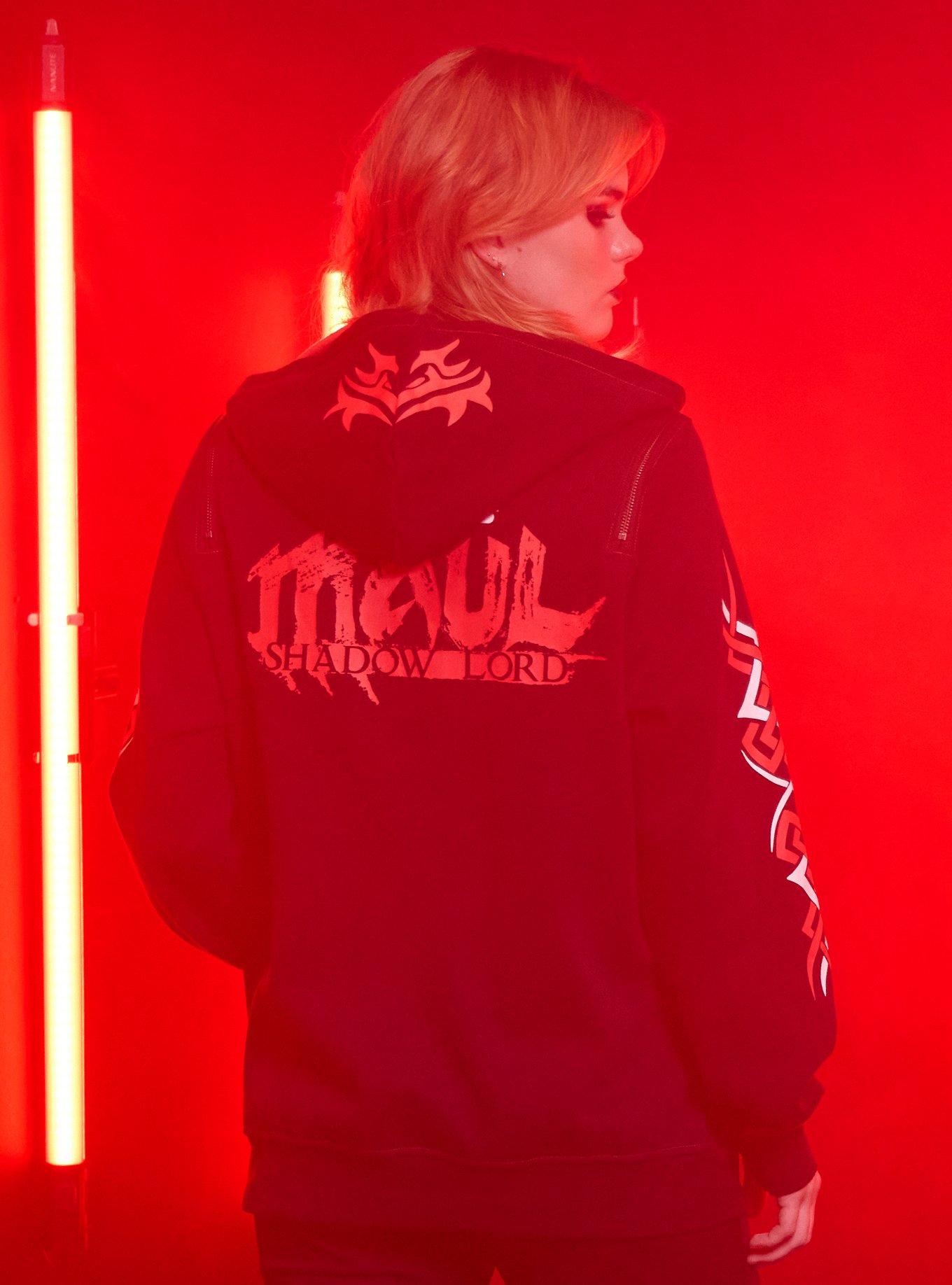 Her Universe Star Wars: Maul - Shadow Lord Portrait Girls Oversized Cold-Shoulder Hoodie, , hi-res