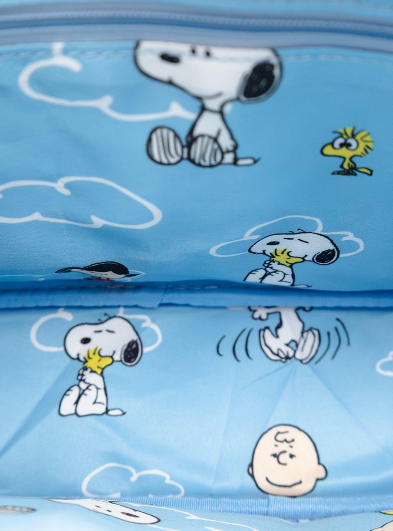 Whatever! Makes You Happy Peanuts Snoopy & Woodstock Bowler Crossbody Bag, , alternate