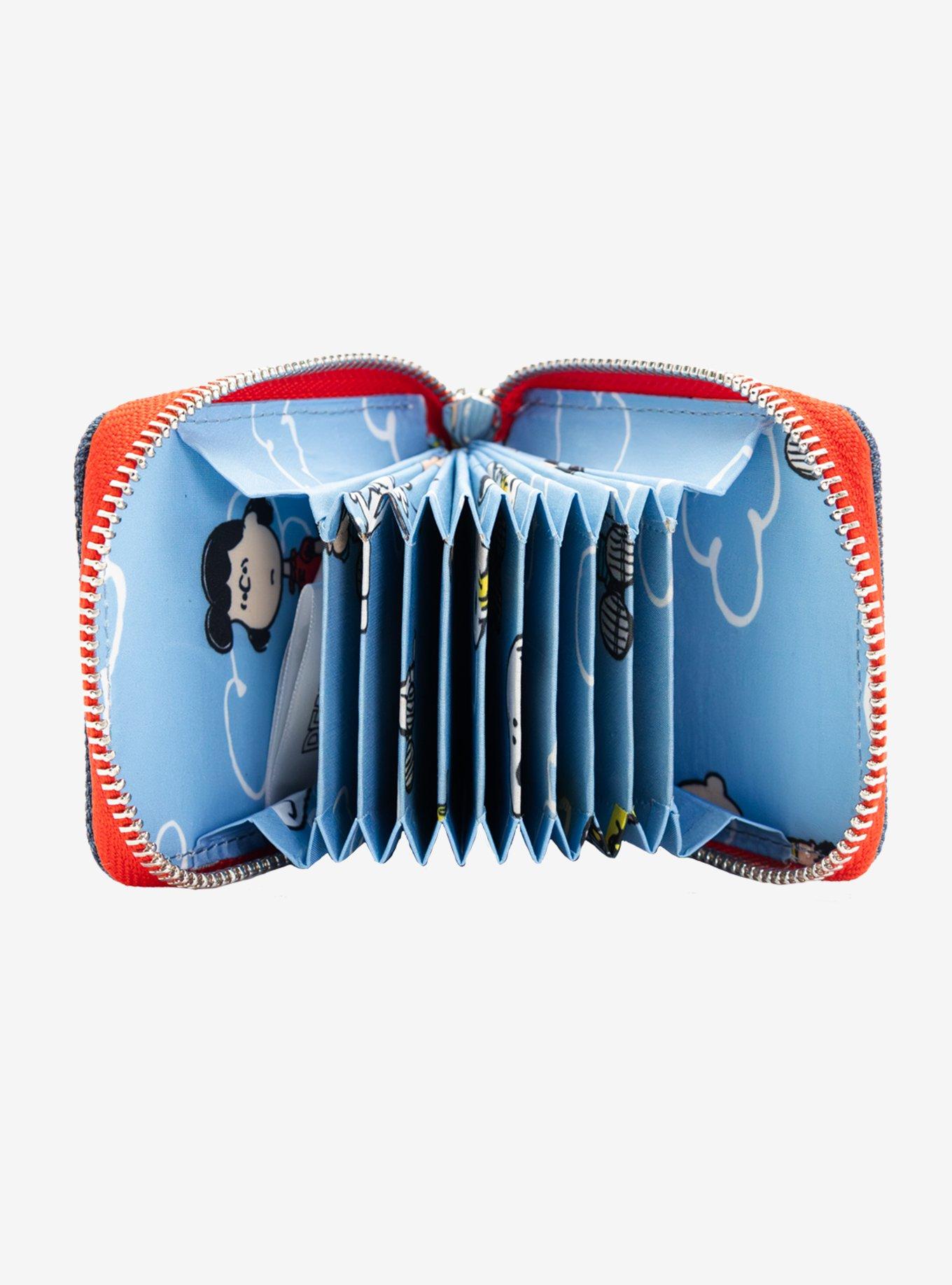 Whatever! Makes You Happy Peanuts Happiness Denim Accordion Wallet