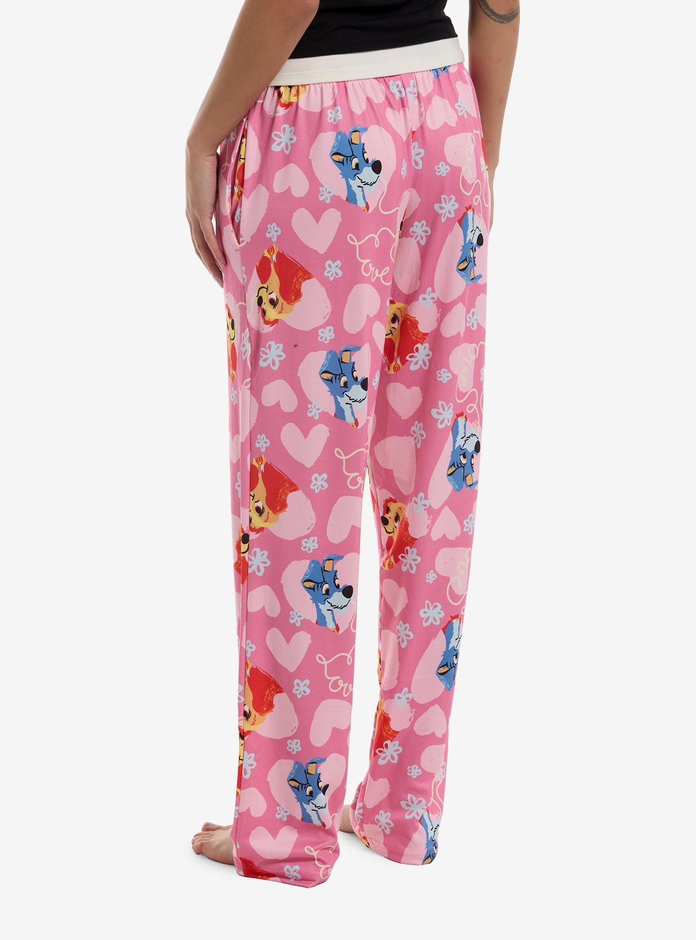 Disney Lady And The Tramp Hearts Pajama Pants, , hi-res