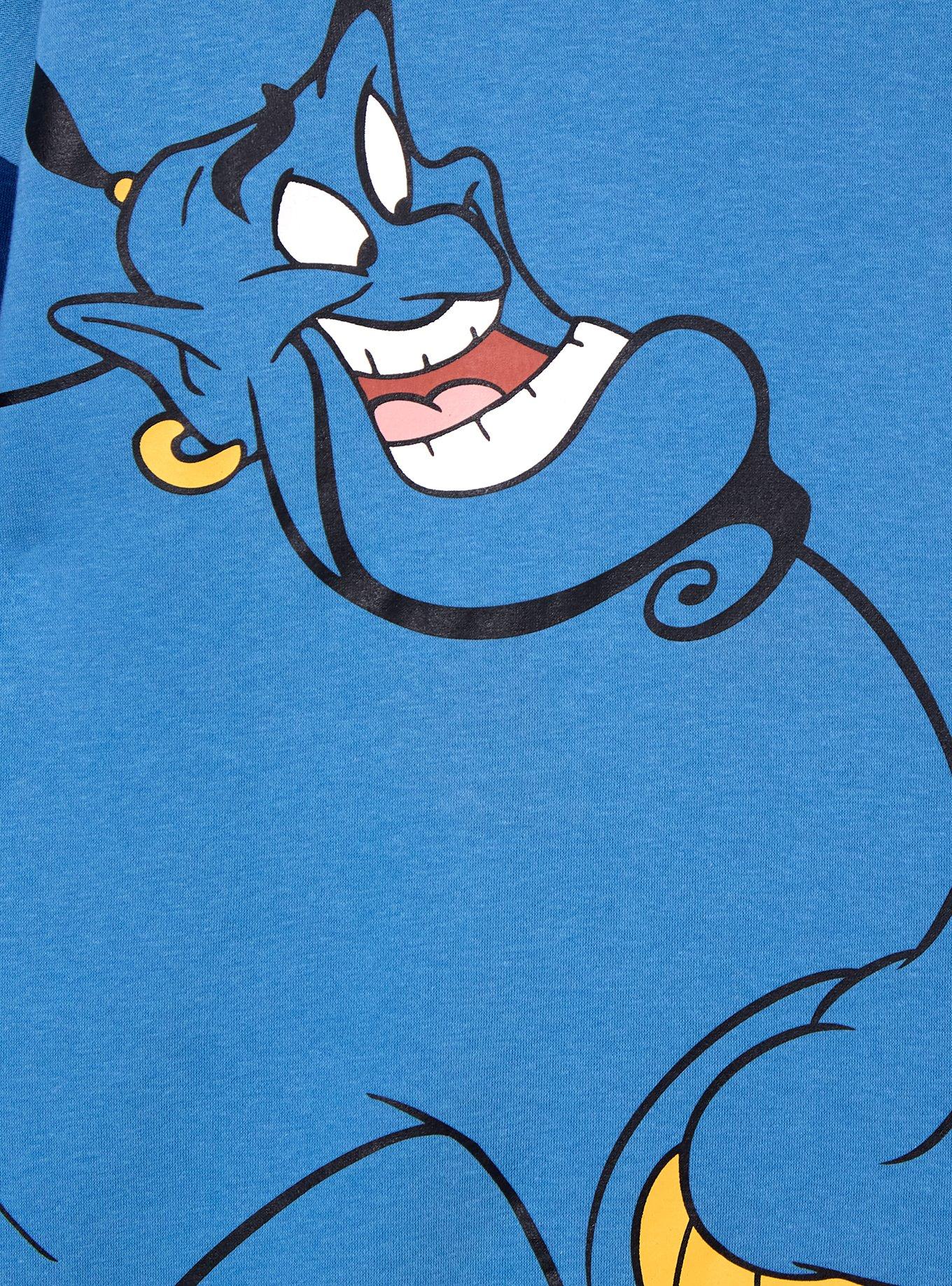Aladdin Genie Vintage Color Block Crewneck &mdash; BoxLunch Exclusive, MULTI, alternate