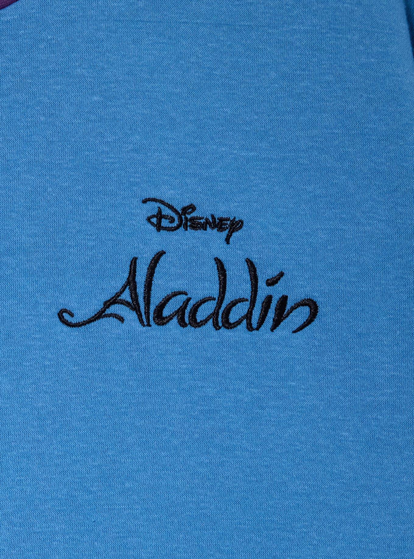 Aladdin Genie Vintage Color Block Crewneck &mdash; BoxLunch Exclusive, MULTI, alternate