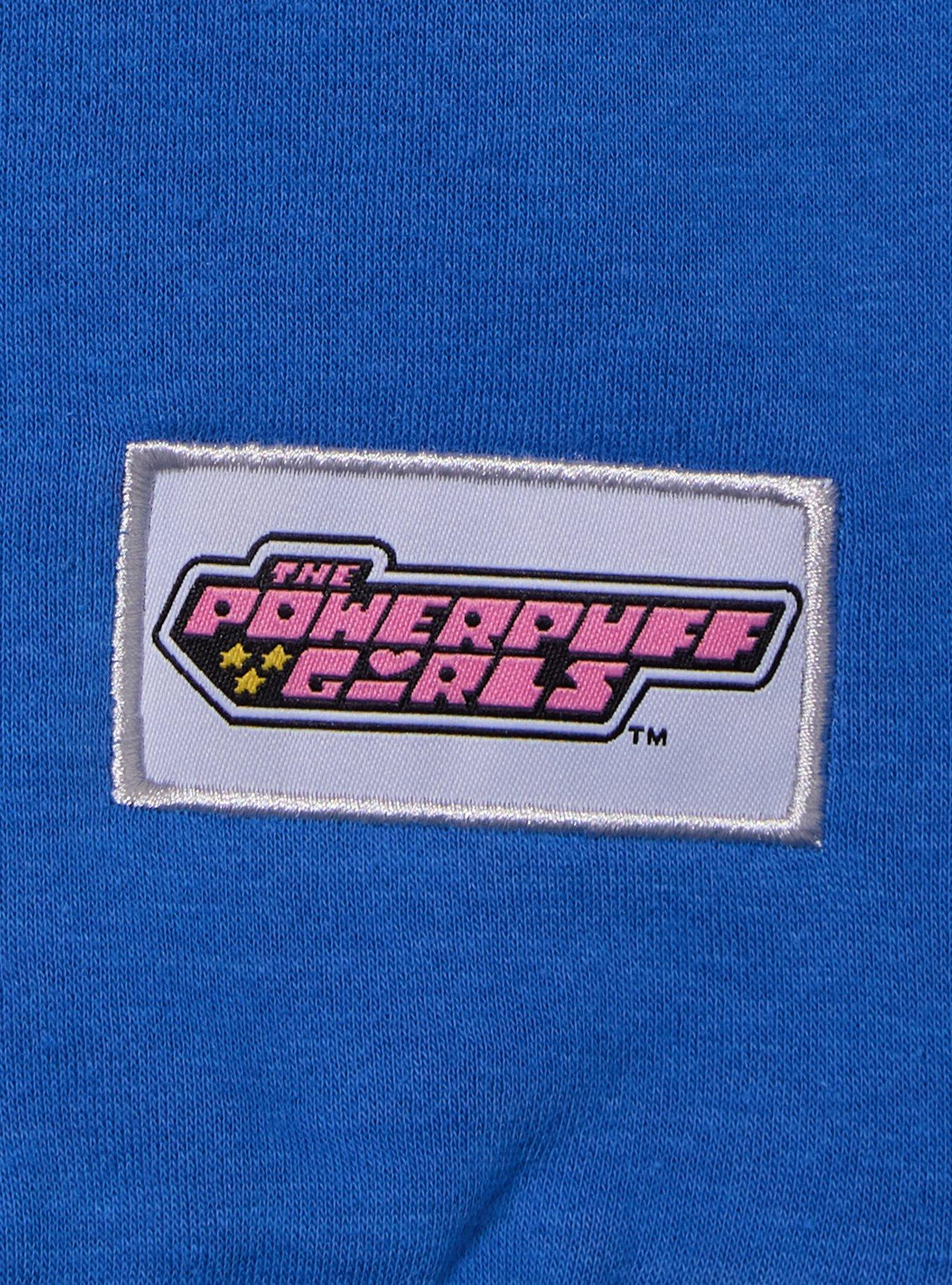 The Powerpuff Girls Bubbles Panel Crewneck &mdash; BoxLunch Exclusive, BLUE, alternate