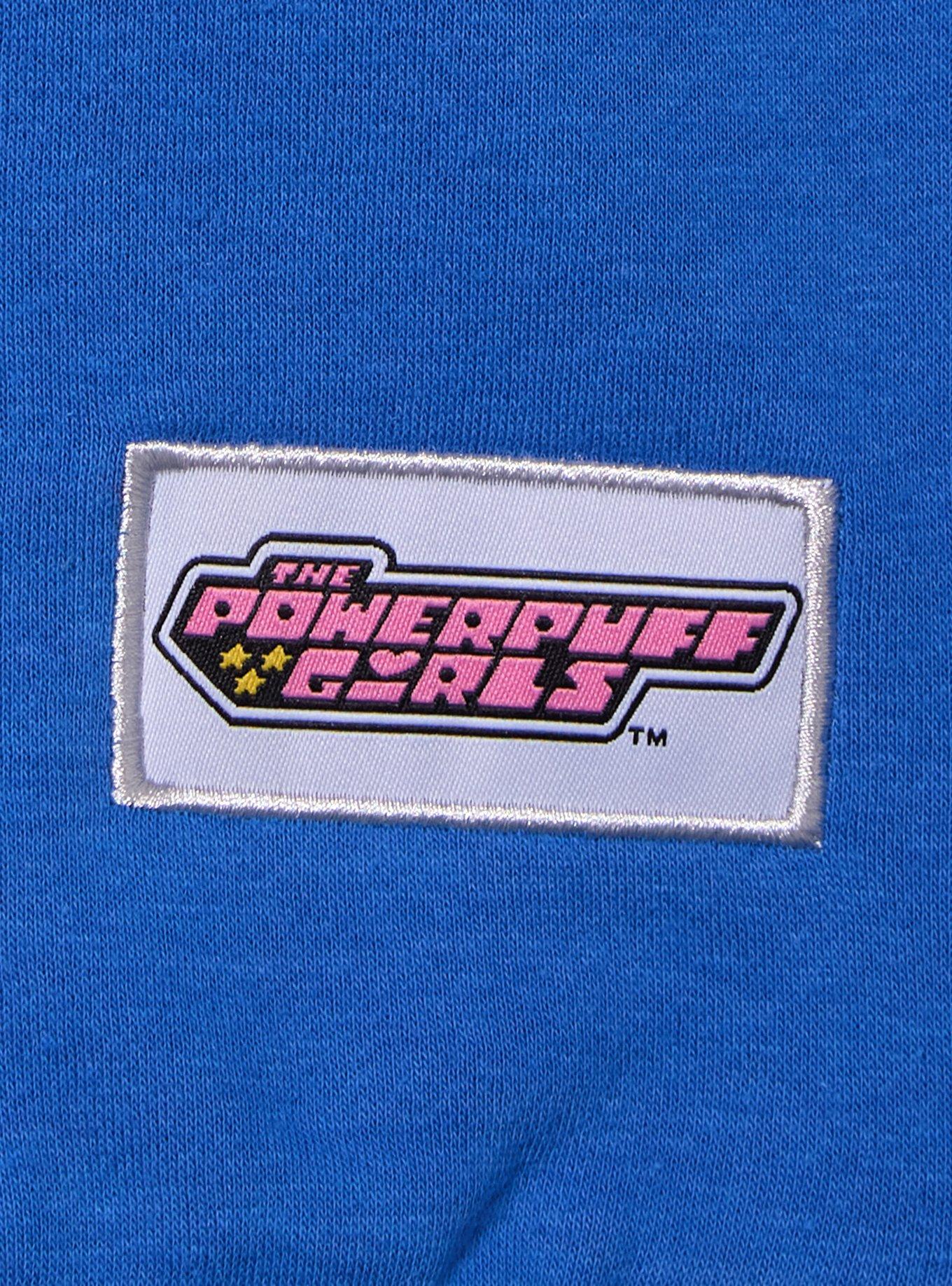 The Powerpuff Girls Bubbles Panel Crewneck &mdash; BoxLunch Exclusive, BLUE, alternate