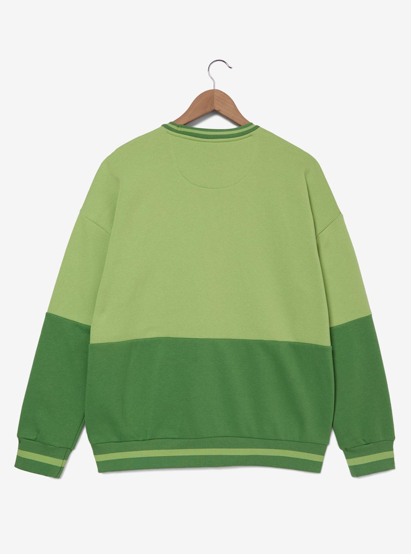 The Powerpuff Girls Buttercup Panel Crewneck &mdash; BoxLunch Exclusive, , hi-res
