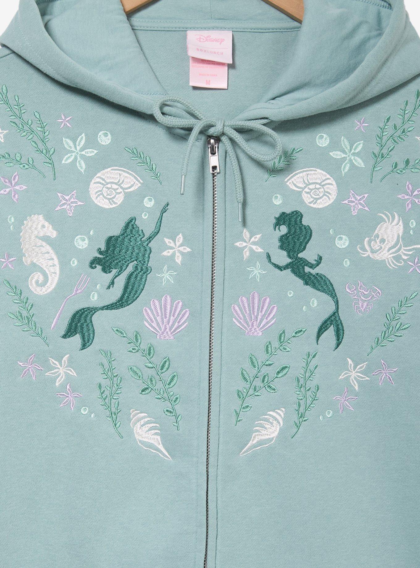 Disney The Little Mermaid Ariel Seashell Zip Hoodie &mdash; BoxLunch Exclusive, , hi-res