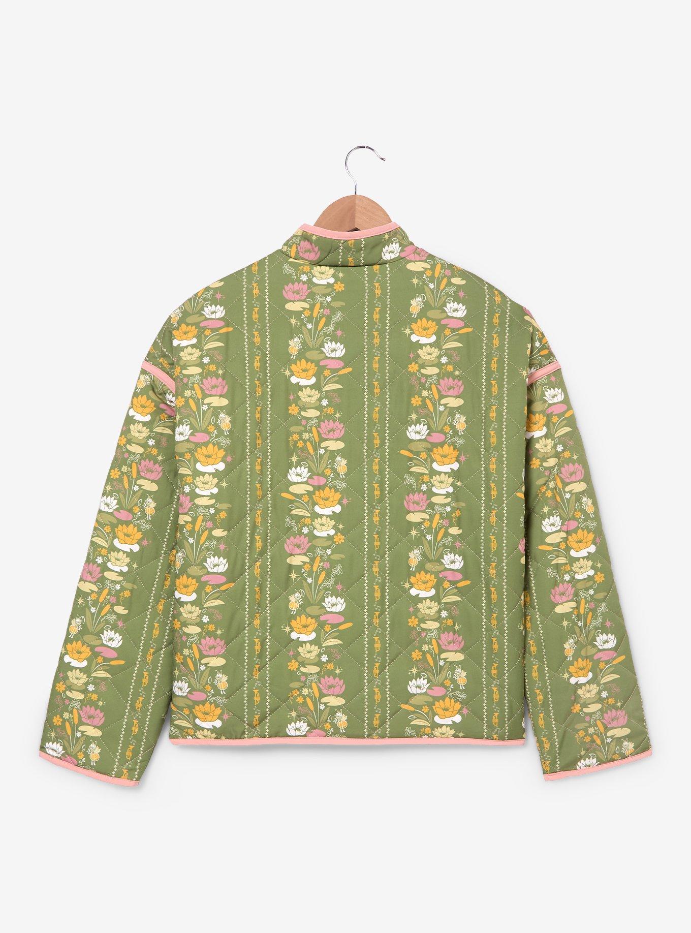 Disney the Princess and Frog Tiana Floral Women's Quilted Jacket — BoxLunch Exclusive