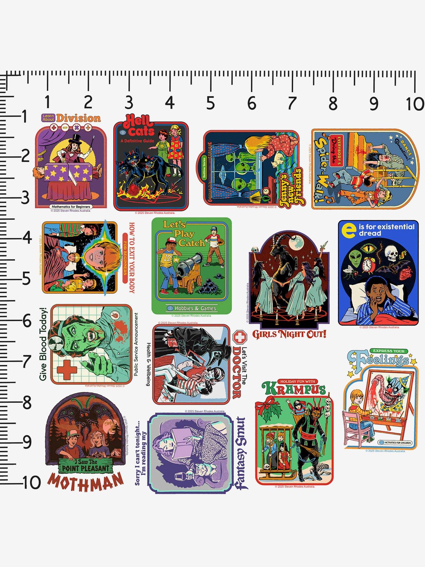Steven Rhodes Variety Humor 50ct Sticker Pack, , alternate